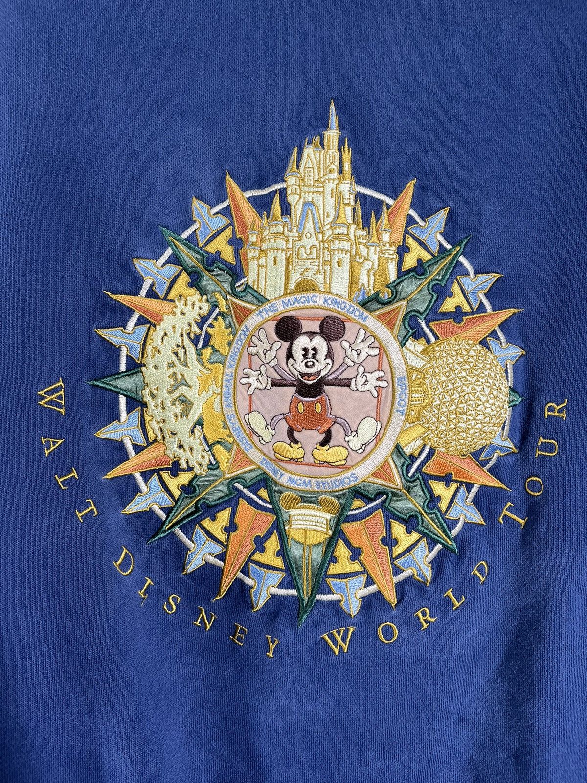 Disney Vintage Crazy Rare Embroidered Disney Mickey Mouse Davinci Size US L / EU 52-54 / 3 - 5 Thumbnail