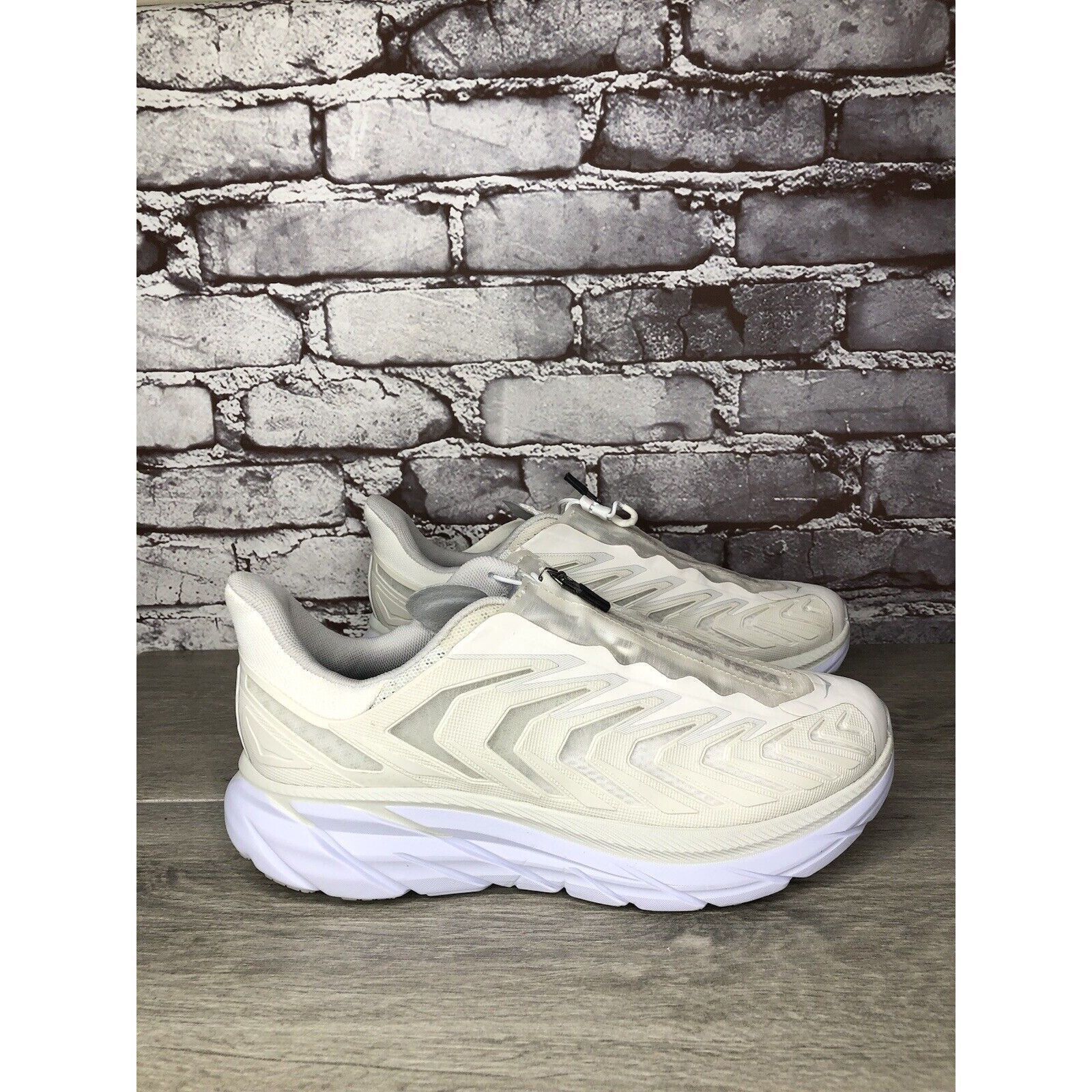 Hoka HOKA Project Clifton Blanc de Blanc Lunar Rock White Mesh Ce Size US 9 / IT 39 - 11 Thumbnail