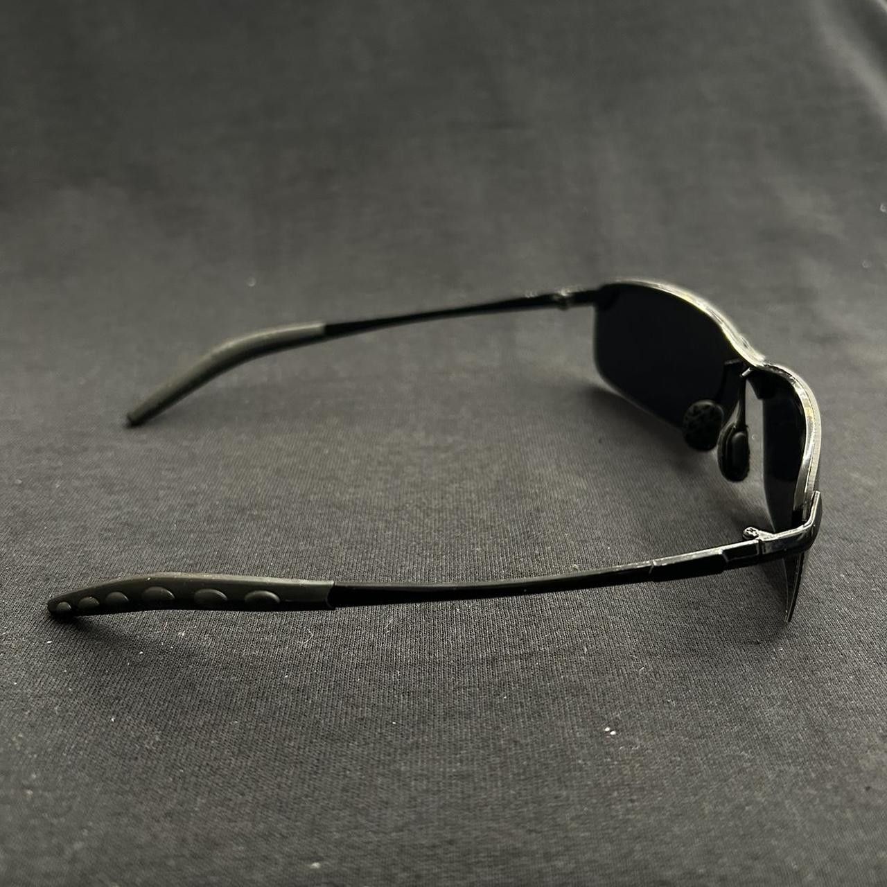 Japanese Brand × Vintage Y2K 2000s Style Black Cycling Opium Hip Hop Sunglasses Size ONE SIZE - 3 Thumbnail