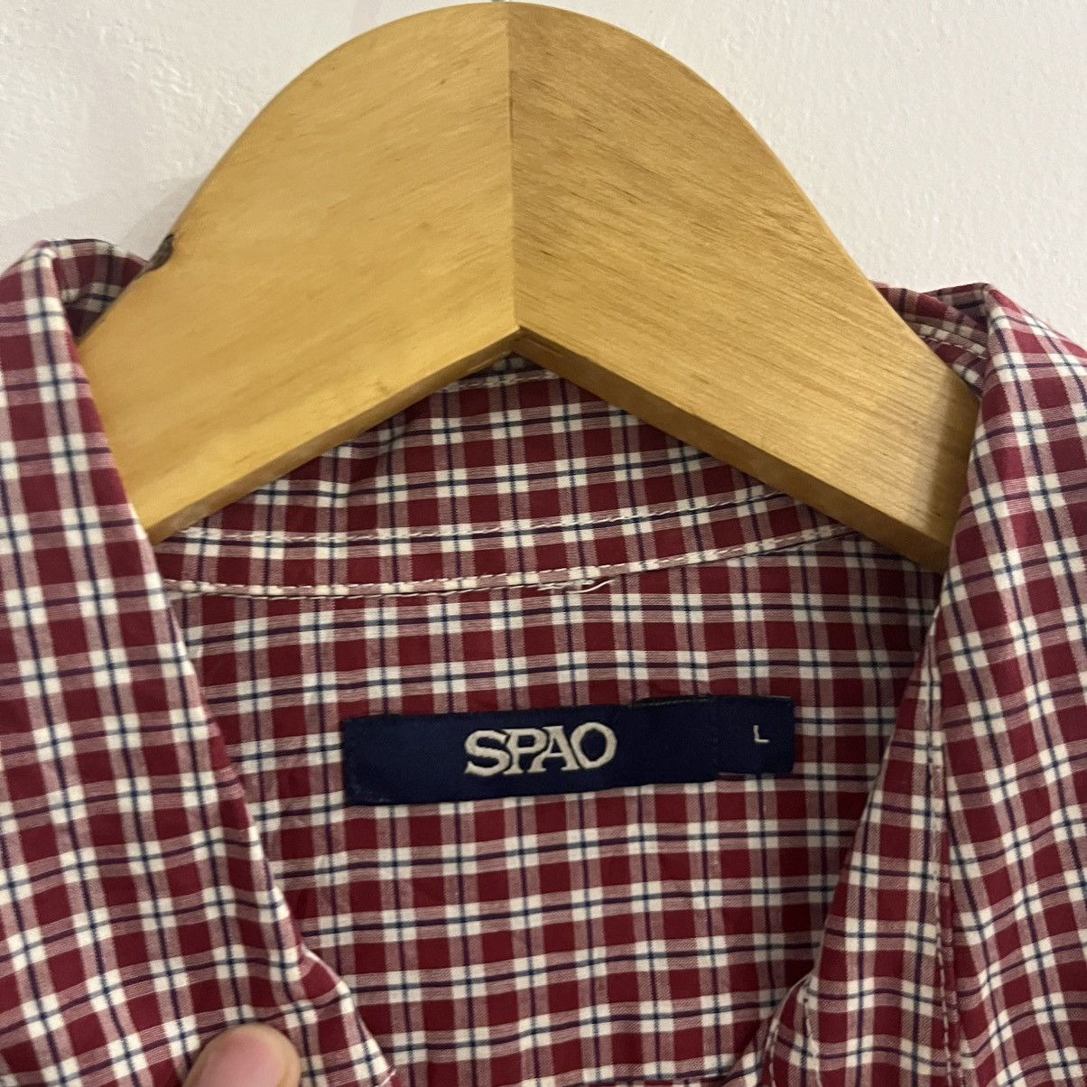 Japanese Brand spao - plaid ls button up shirt Size US L / EU 52-54 / 3 - 5 Thumbnail