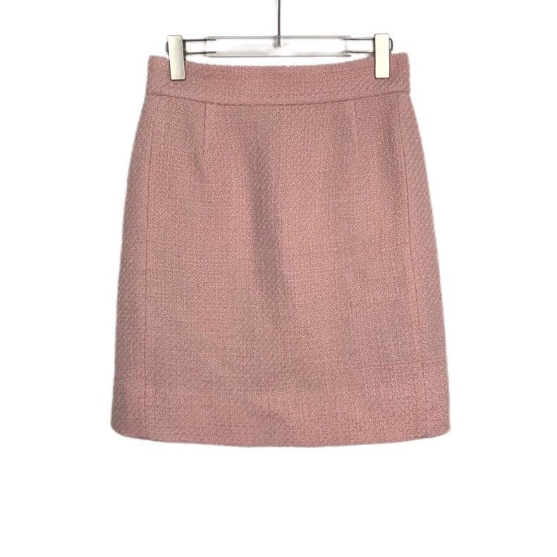 Gucci Gucci SizeOS Pink tweed wrap-around skirt short skirt Size 25" / US 0 / IT 36 - 1 Thumbnail