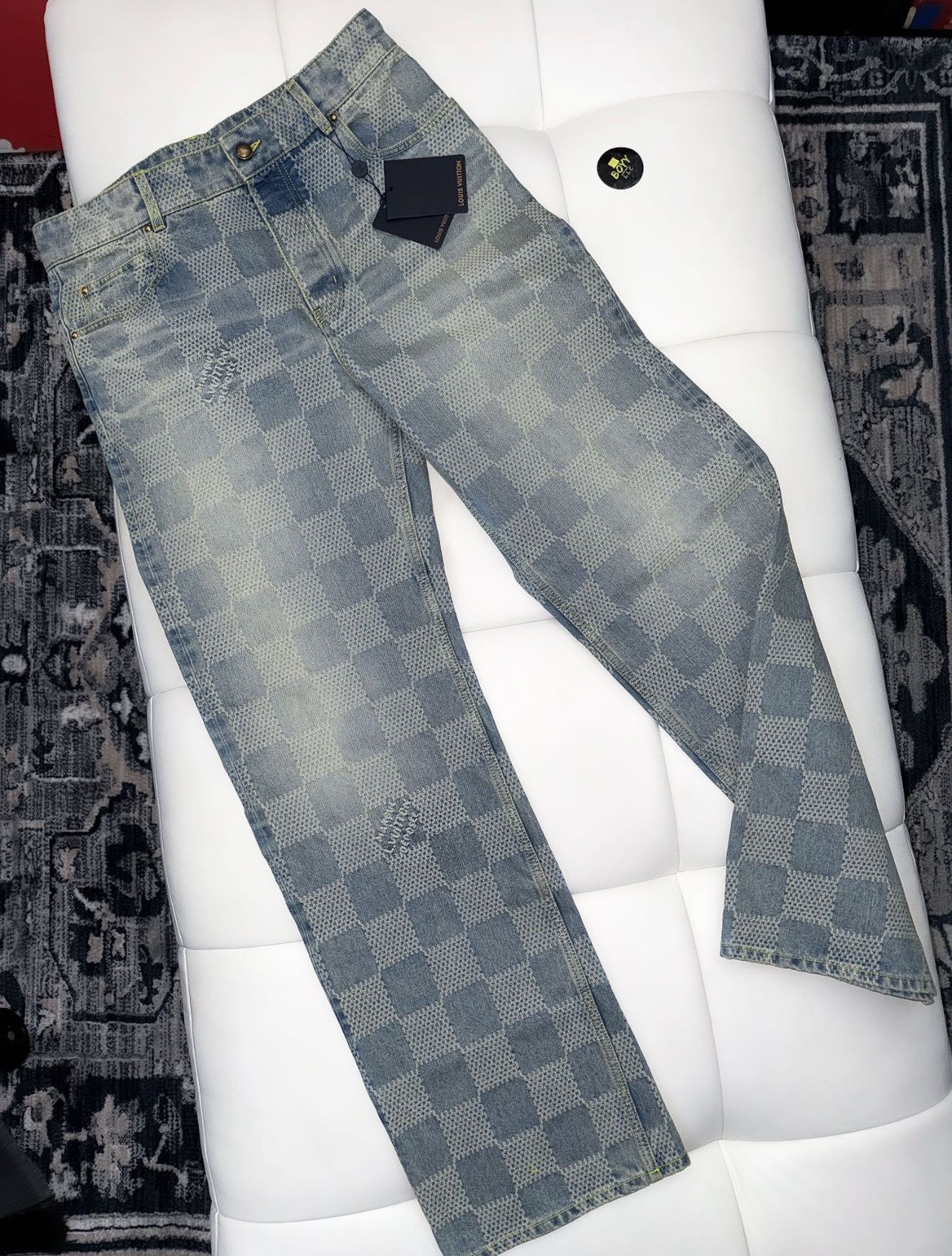 Louis Vuitton Damier skate denim jeans 34 Size US 34 / EU 50 - 1 Thumbnail