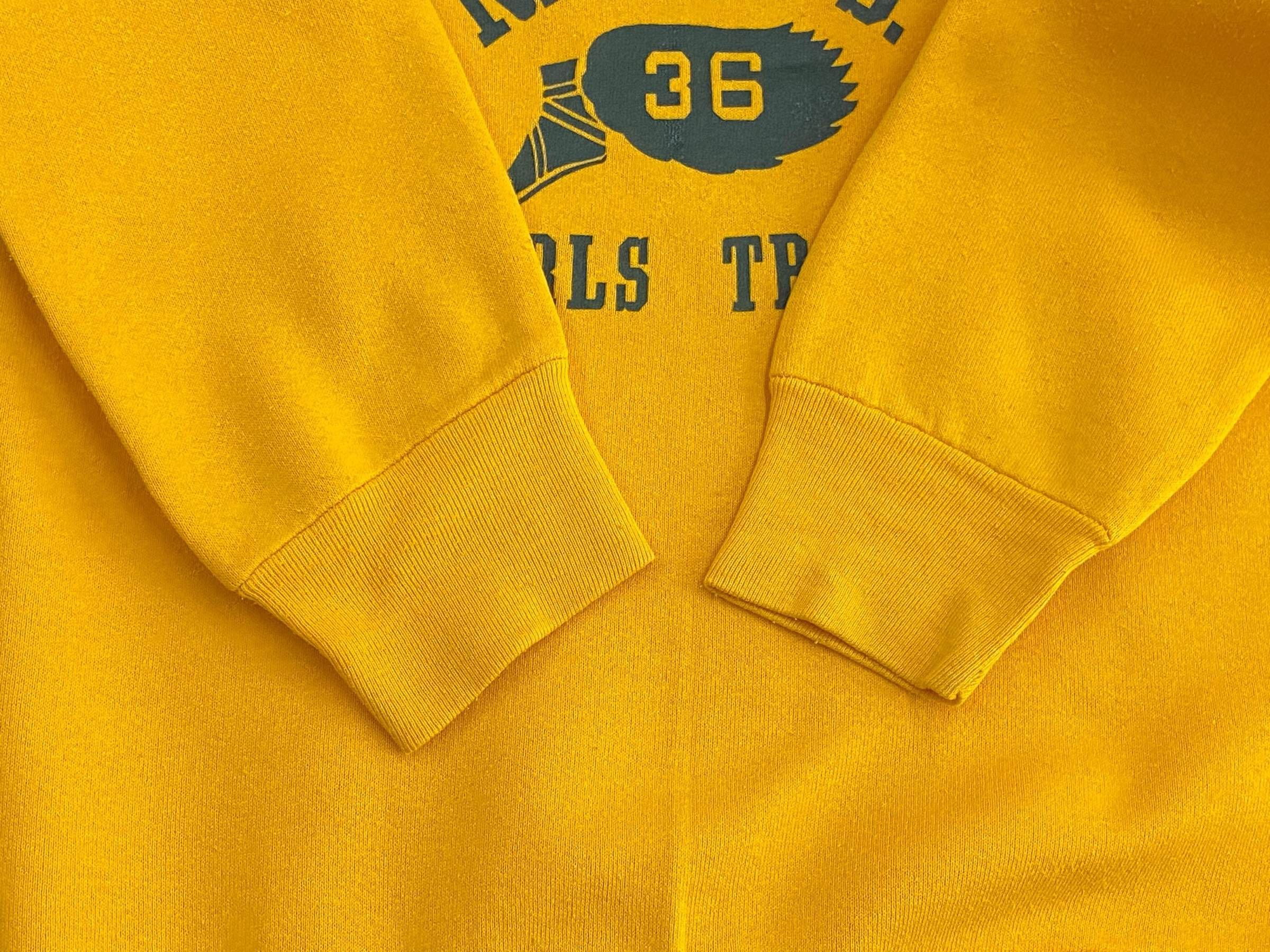 Fruit Of The Loom × Vintage NBHS Girl Track Sweatshirt Vintage 90s Sweats Size XS / US 0-2 / IT 36-38 - 4 Thumbnail