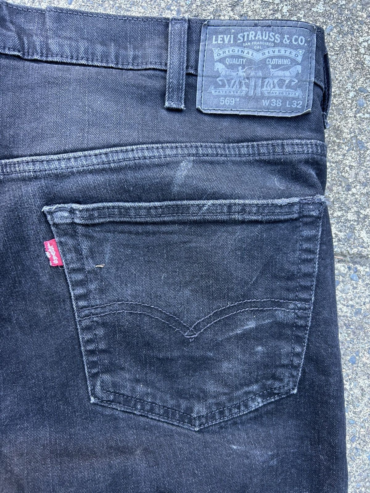 Levi's Distressed Levis 569 Loose Fit Jeans Size US 38 / EU 54 - 3 Thumbnail