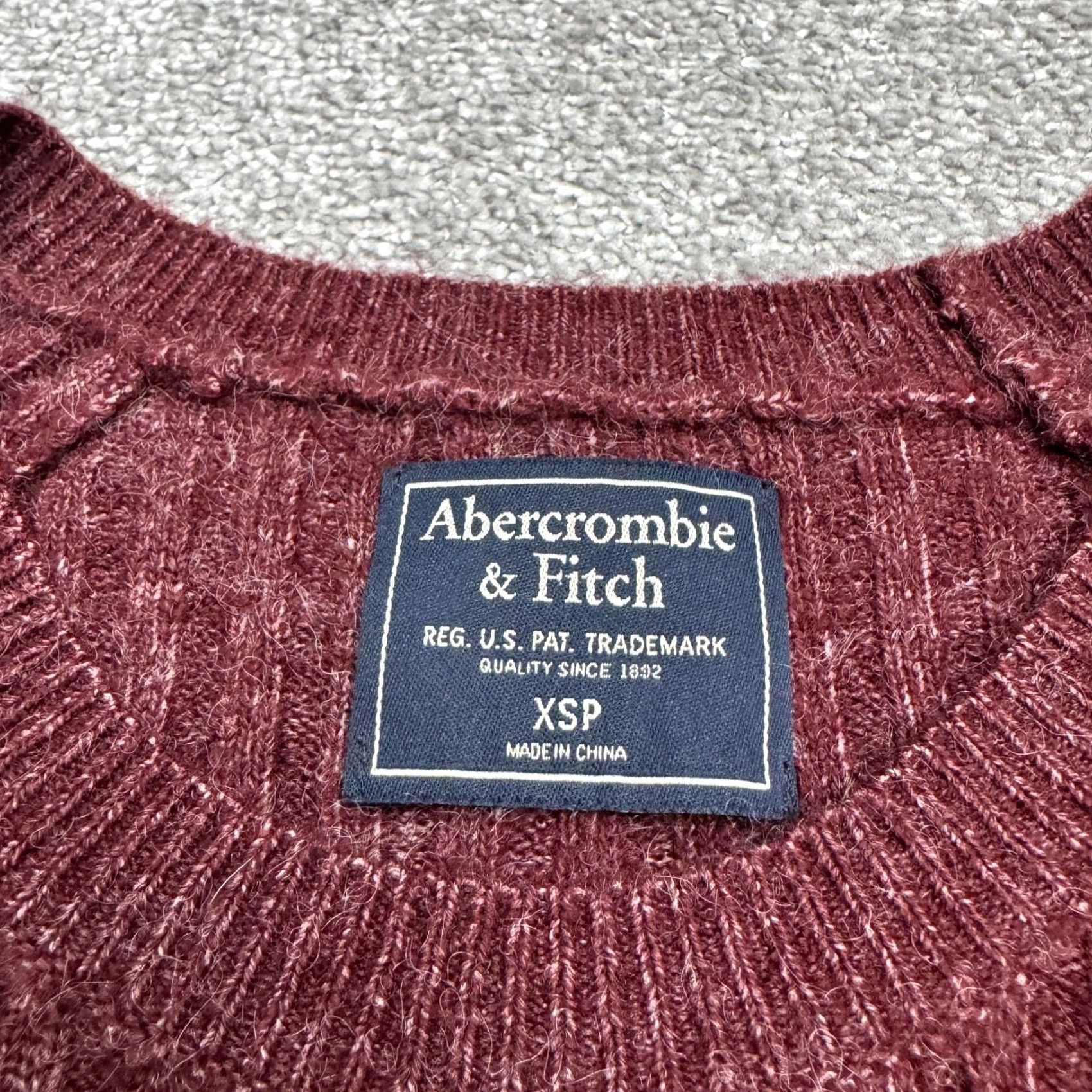 Abercrombie & Fitch VINTAGE Abercrombie & Fitch Ribbed Knit A-Line Mini Sweater Dress Womens XS Petite Red Size XS / US 0-2 / IT 36-38 - 5 Thumbnail
