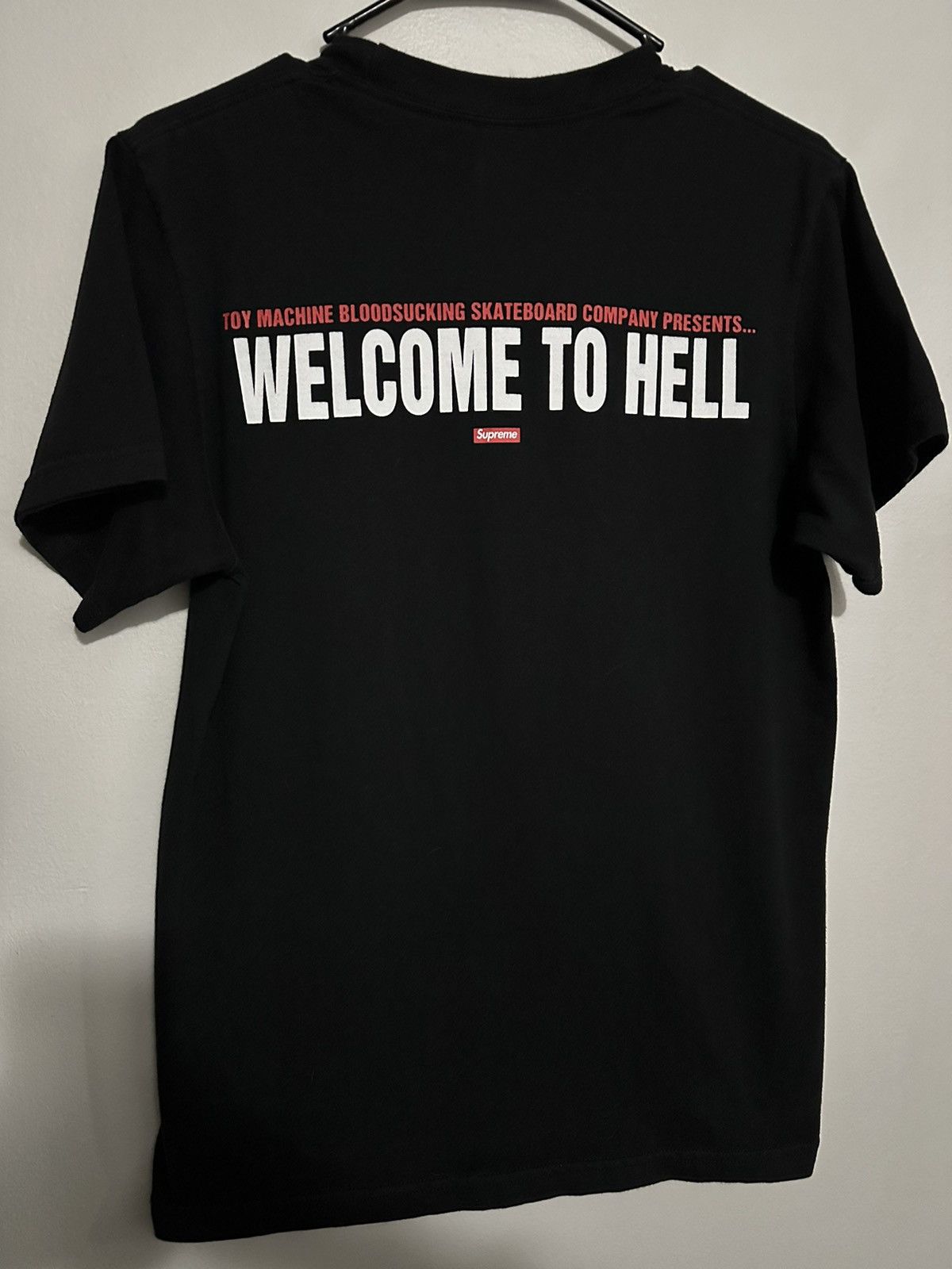 Supreme × Toy Machine Supreme Toy Machine Welcome To Hell Tee Size US S / EU 44-46 / 1 - 3 Thumbnail
