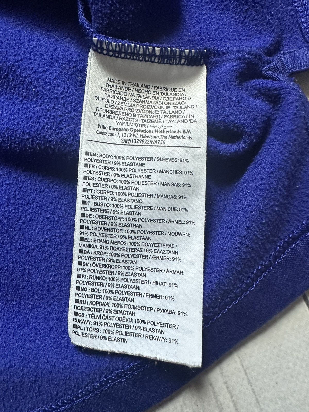 Vintage Nike Atletic Madrid soccer track jacket sweatshirt size M Size US M / EU 48-50 / 2 - 7 Thumbnail