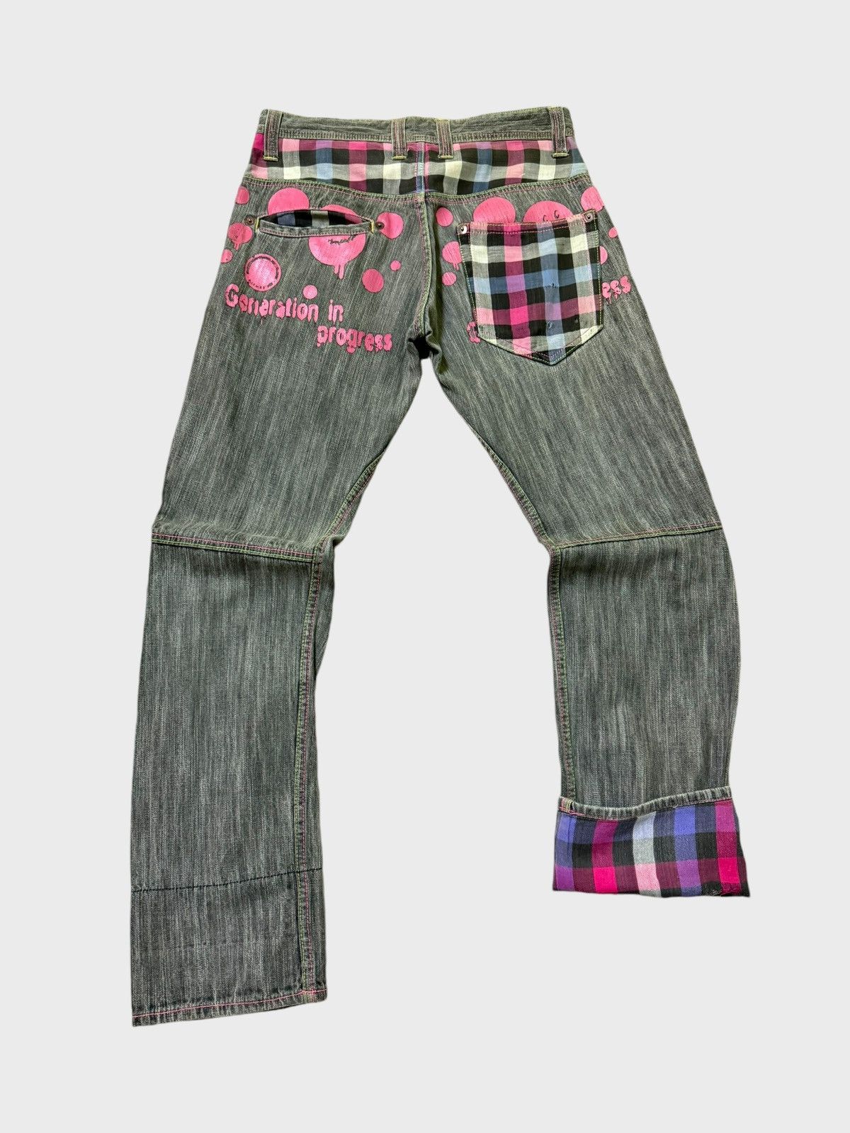 If Six Was Nine Dominate Handcrafted Plaid Tartans Junya Watanabe Denim Size US 32 / EU 48 - 10 Thumbnail