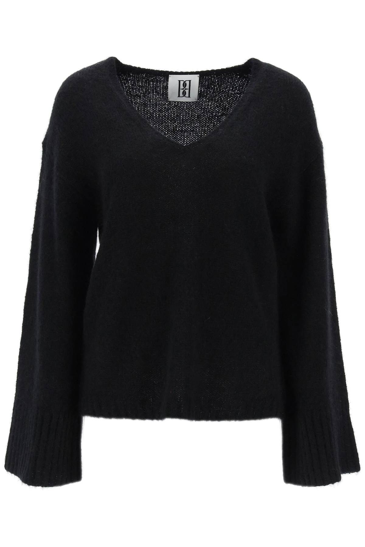 image of By Malene Birger Cimone Sweater in Nero, Women's (Size Medium)