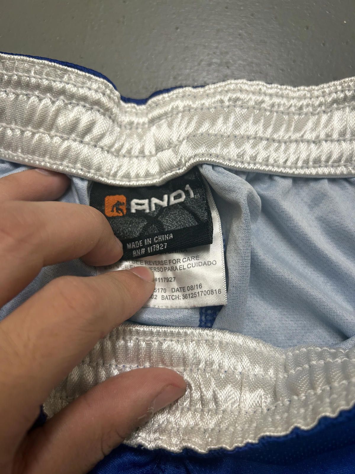 JW Anderson AND1 Kids Splash Print Basketball Shorts - Size LG (10/12) Size US 34 / EU 50 - 5 Thumbnail