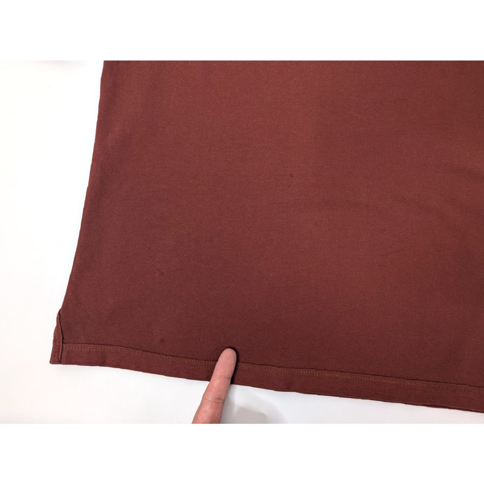 Allsaints AllSaints Polo Shirt Mens Long Sleeve Burgundy Cotton Logo Size US S / EU 44-46 / 1 - 7 Thumbnail