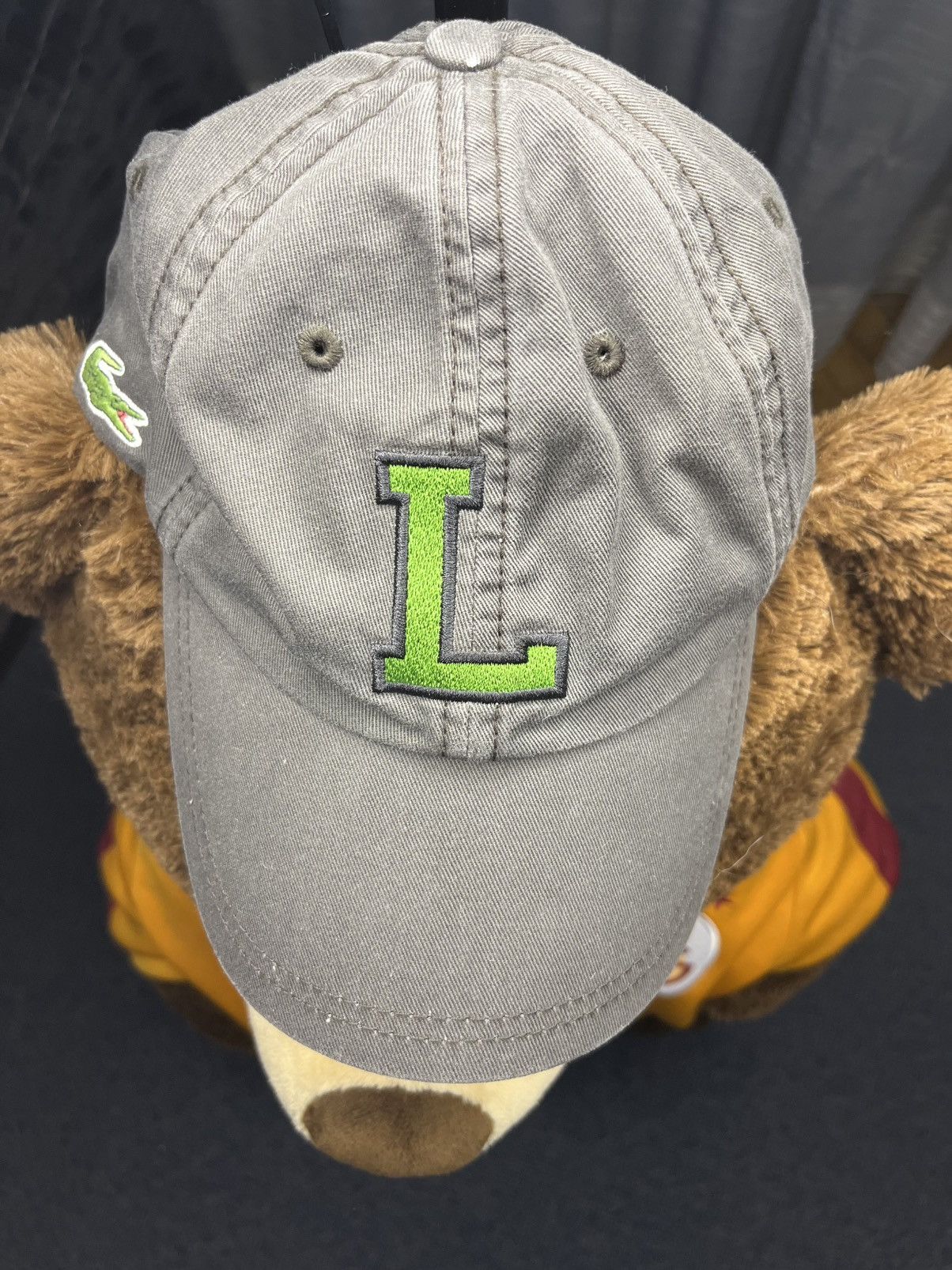 Lacoste × Vintage Vintage Lacoste “L” Logo Cap – Rare Grey/Green Dad Hat Size ONE SIZE - 8 Thumbnail