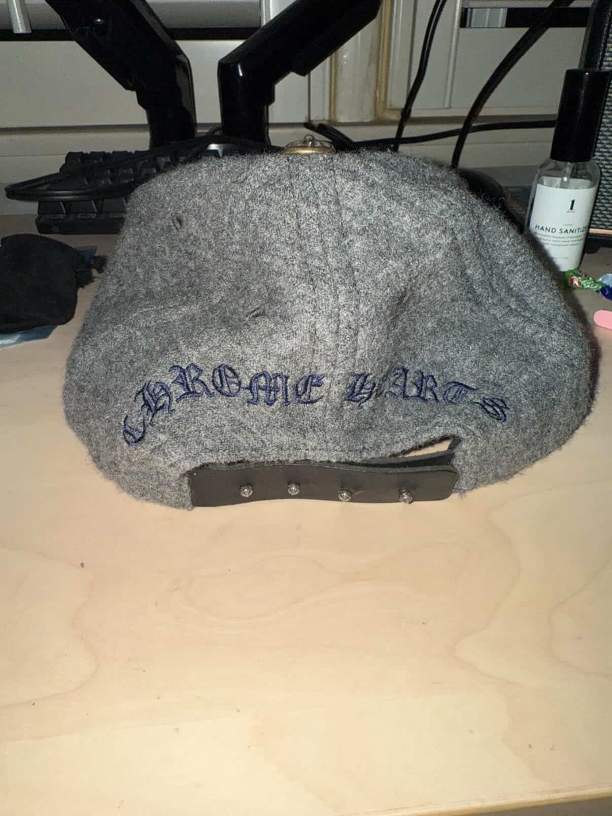 Chrome Hearts Chrome Hearts Wool Cemetary Cross Patch Hat Size ONE SIZE - 2 Thumbnail