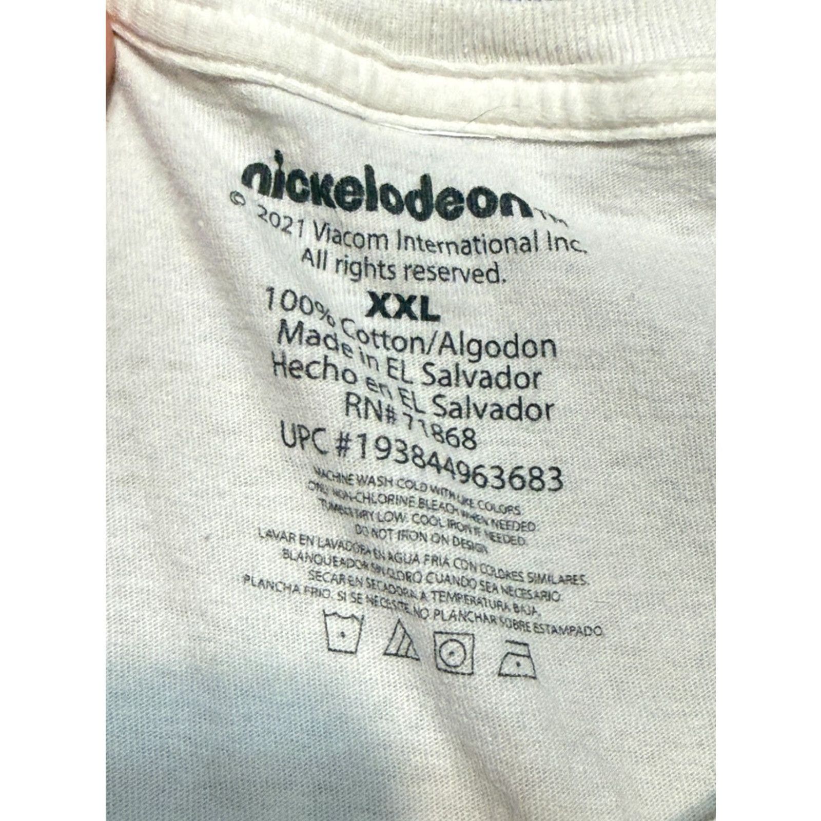 Nickelodeon Nickelodeon Shirt Mens XXL White Rugrats Hey Arnold Ren & Stimpy Rocko's Modern Life Size US XXL / EU 58 / 5 - 6 Thumbnail