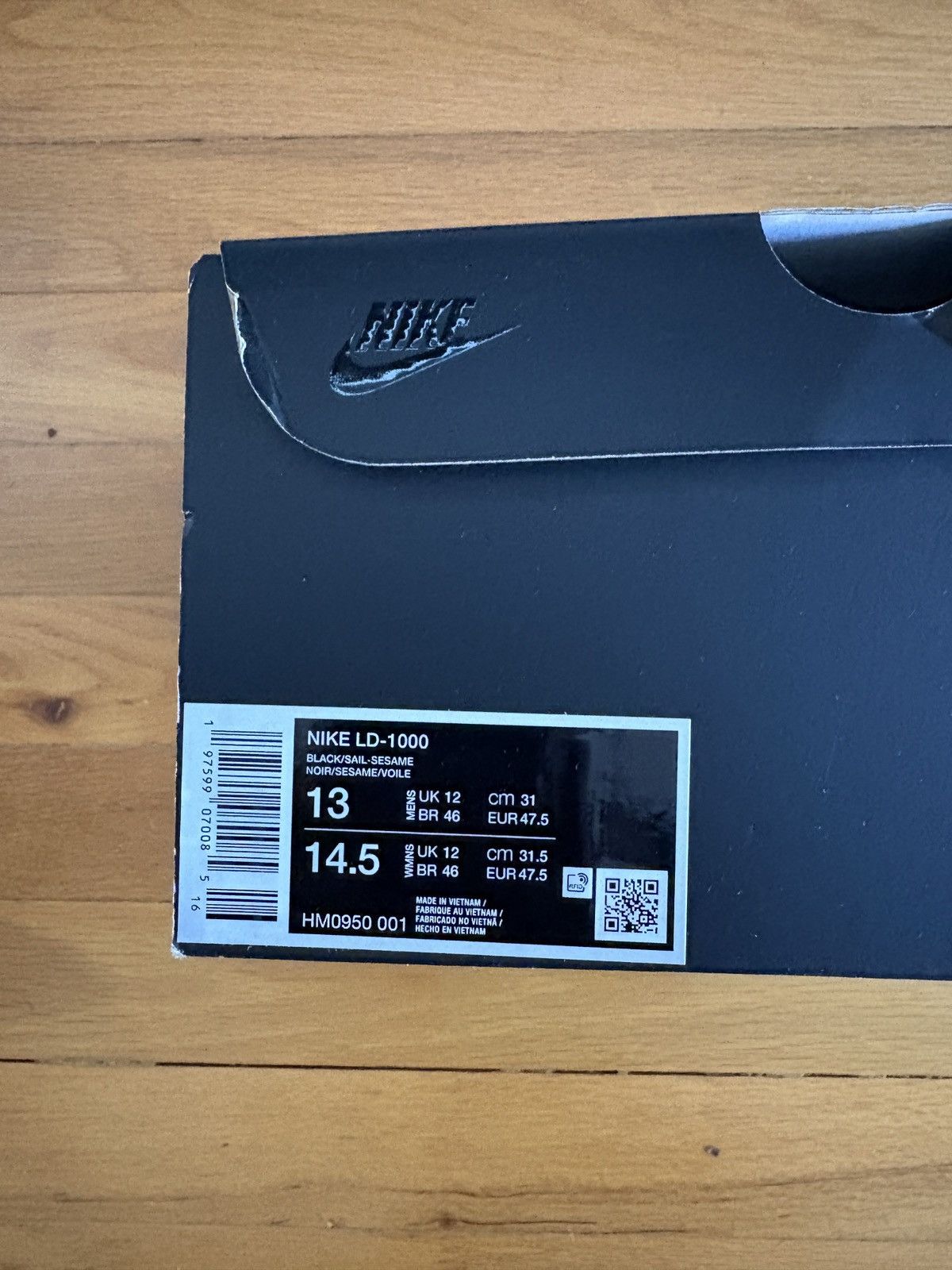 Nike LD-1000 black/sail-sesame Size US 13 / EU 46 - 7 Thumbnail