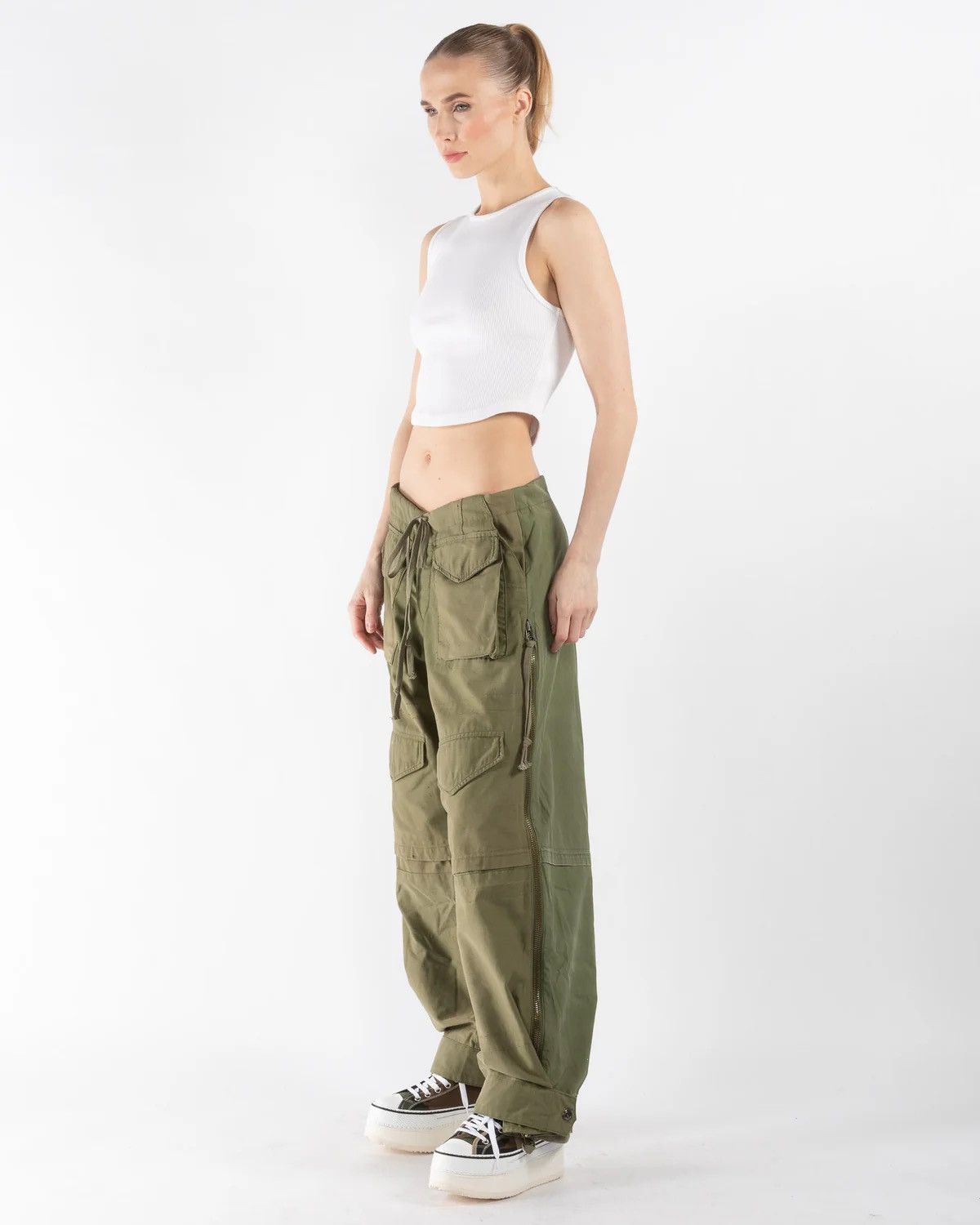Greg Lauren Greg Lauren Army Jacket Wide Zip Cargo Pants Size US 28 / EU 44 - 7 Thumbnail