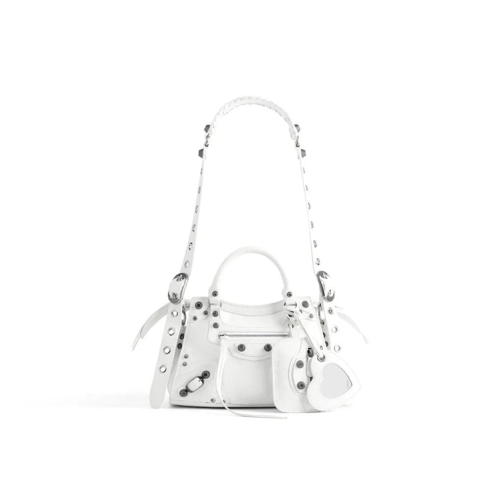 Balenciaga o1mt1gz0225 Size: OS / Neo Cagole XS Handbag in White Size ONE SIZE - 1 Thumbnail