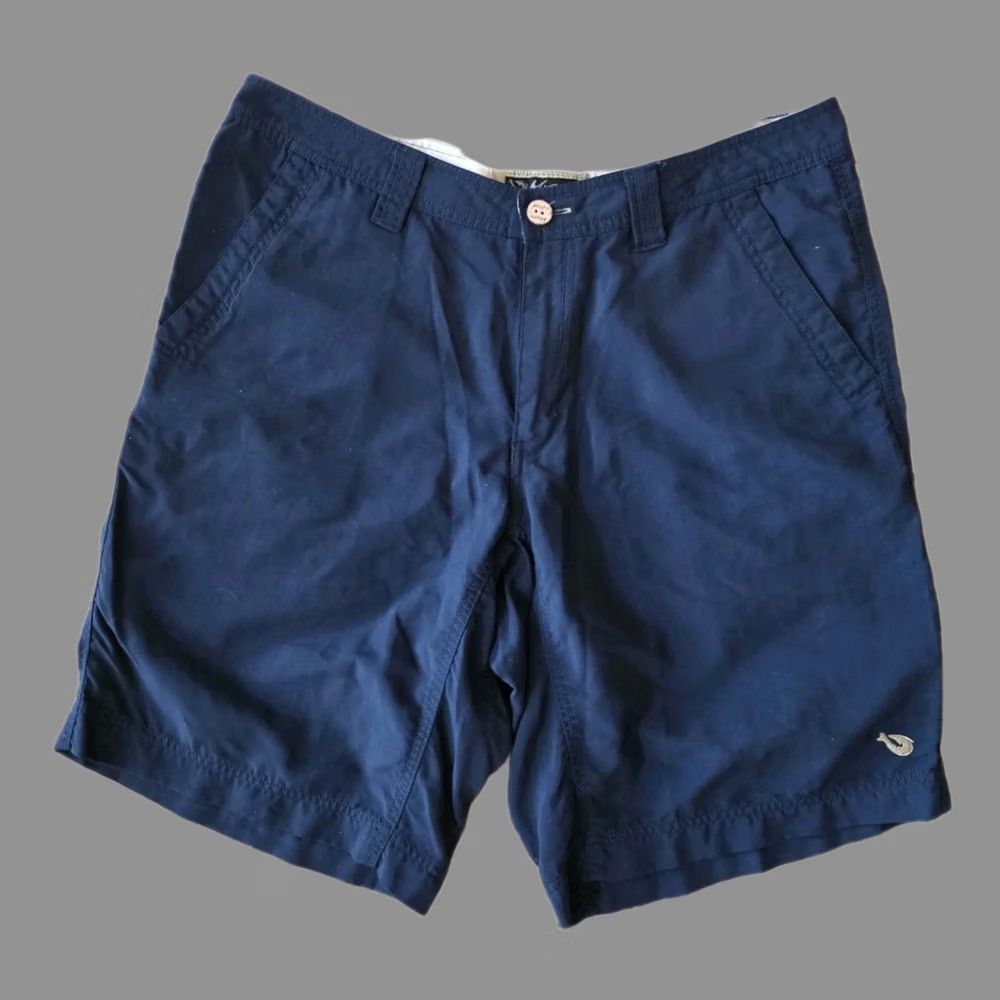 Vintage Mojo Fishing Shorts Mens 36 Blue Cargo Nylon Regular Pockets Adjustable Waist Breathable Sportwear Company Size US 36 / EU 52 - 1 Thumbnail