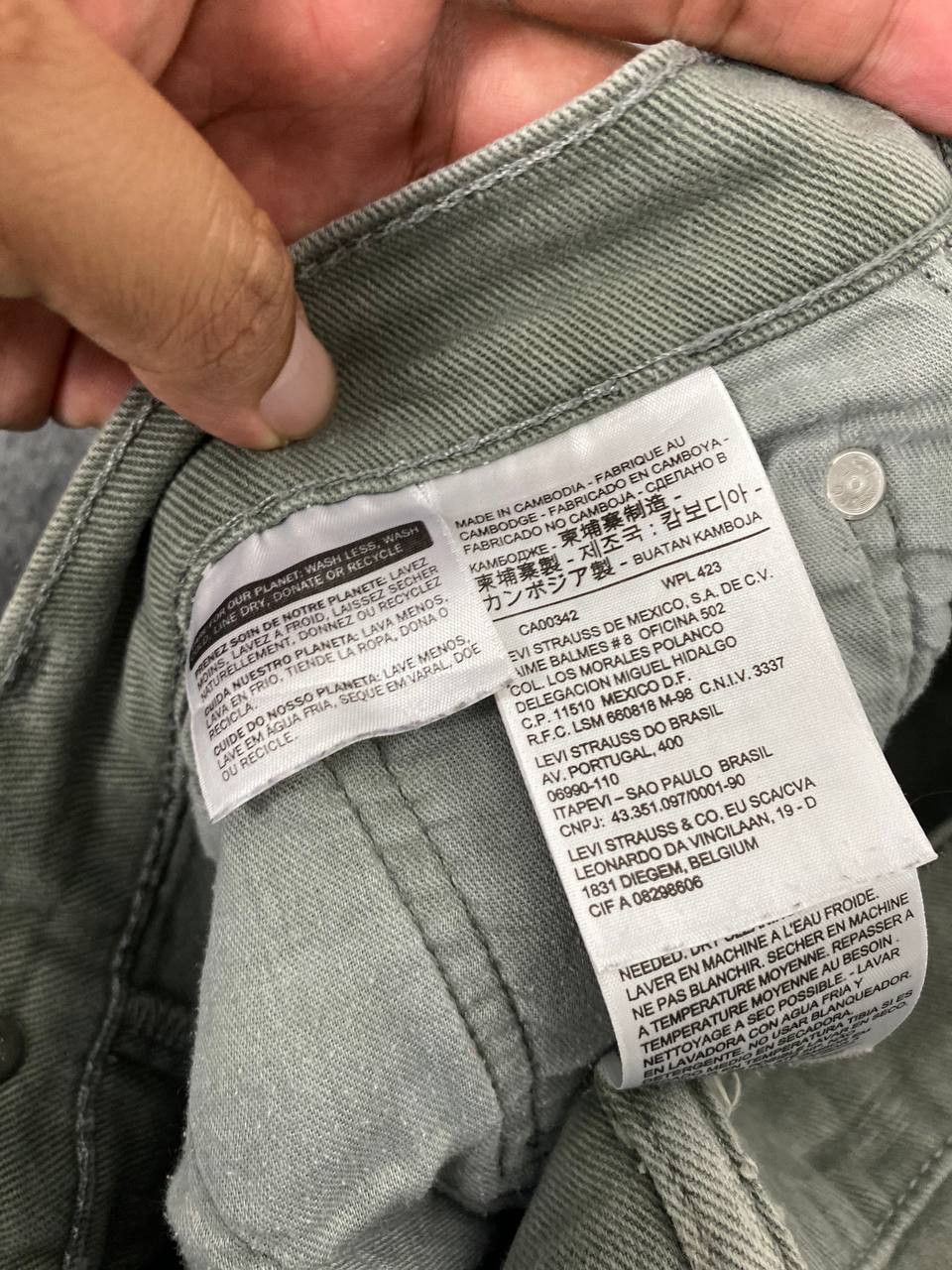 Levi's levis 514 slim straight distressed denim Size US 33 - 10 Thumbnail