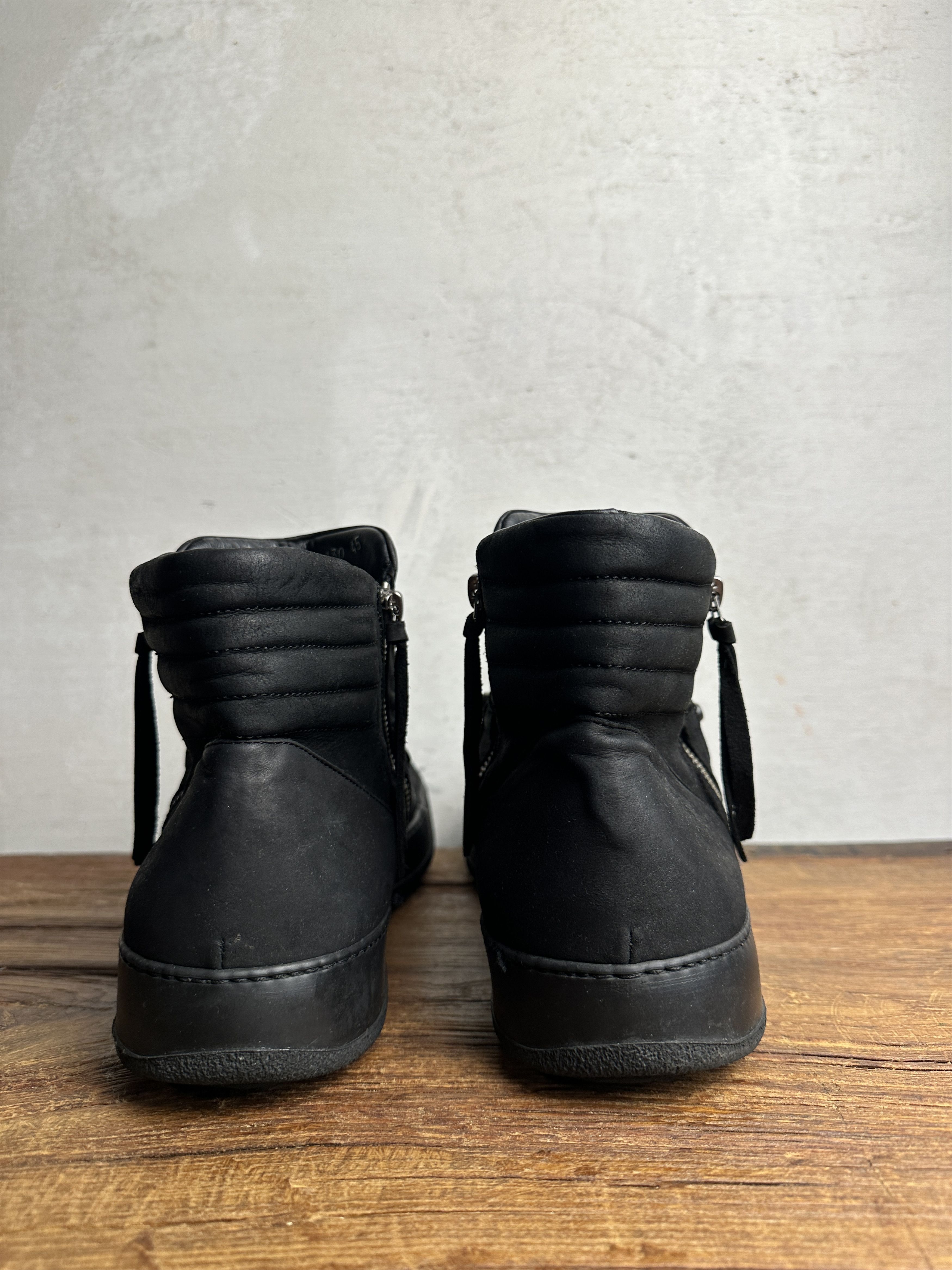 Bruno Bordese Bruno Bordese Black Leather Boots with Stud Size US 12 / EU 45 - 5 Thumbnail