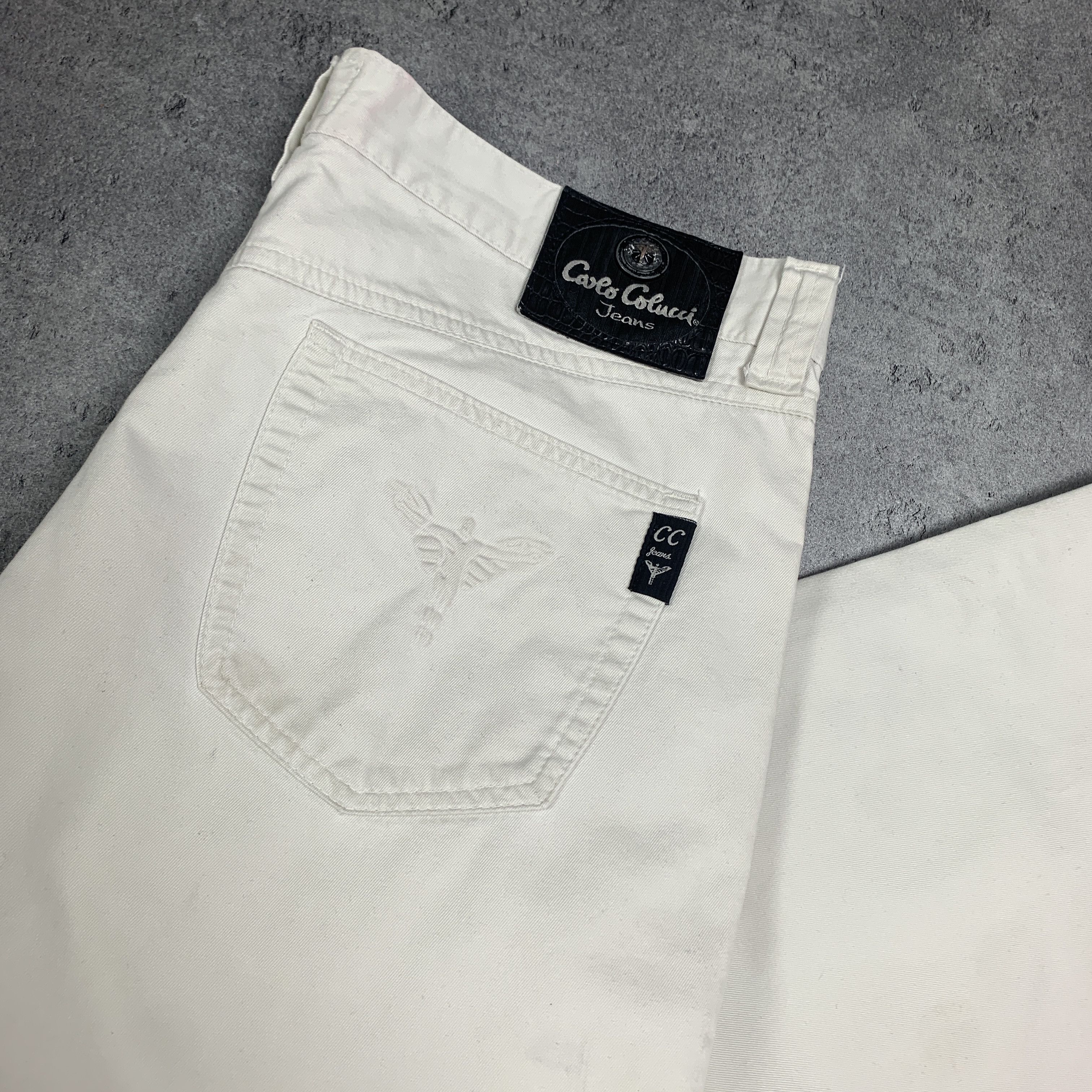 Carlo Colucci Carlo Colucci cream pants - W36 Size US 36 / EU 52 - 3 Thumbnail