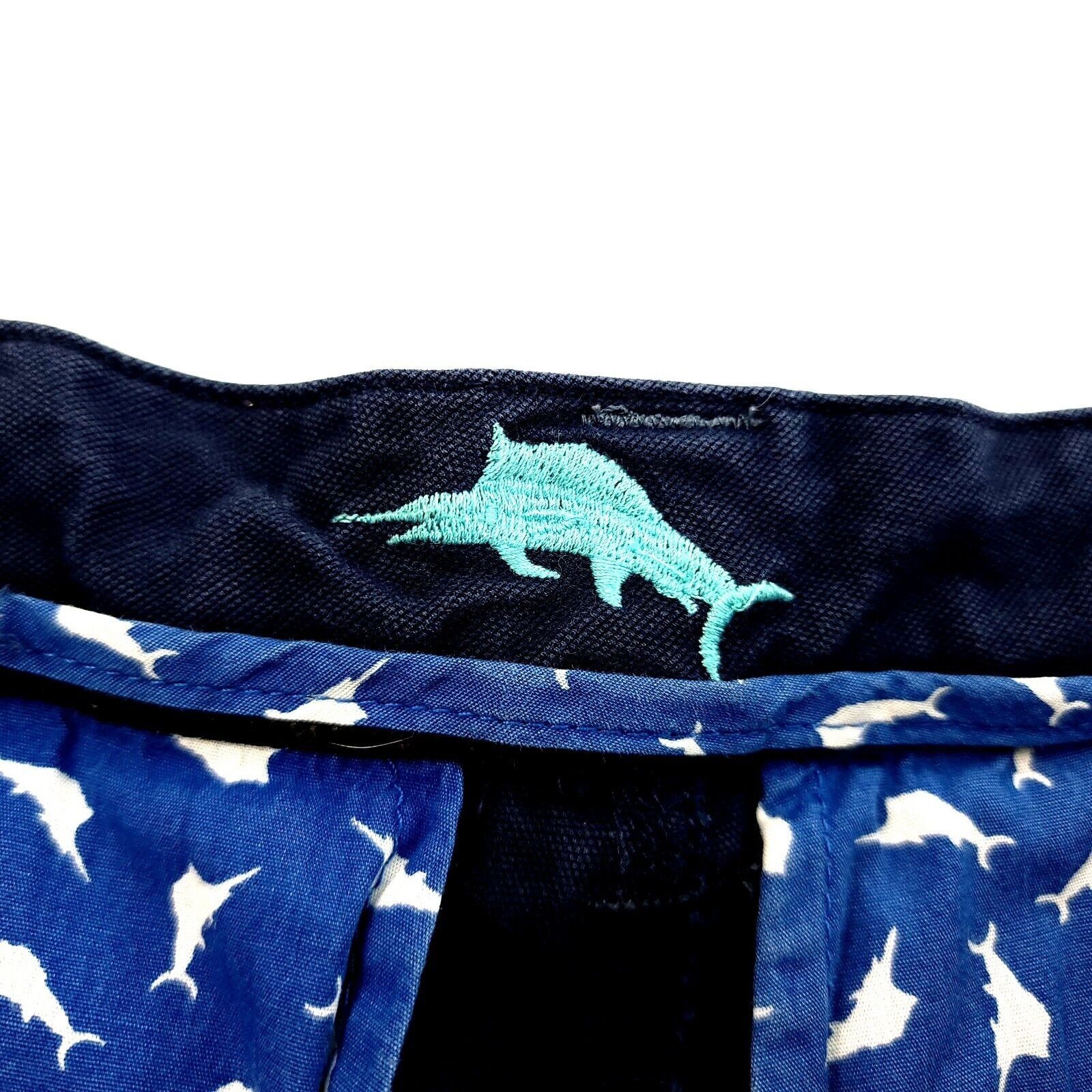 Tommy Bahama Tommy Bahama Cotton Tencel Spandex Blue Cargo Shorts Mid Ris Size US 30 / EU 46 - 6 Thumbnail
