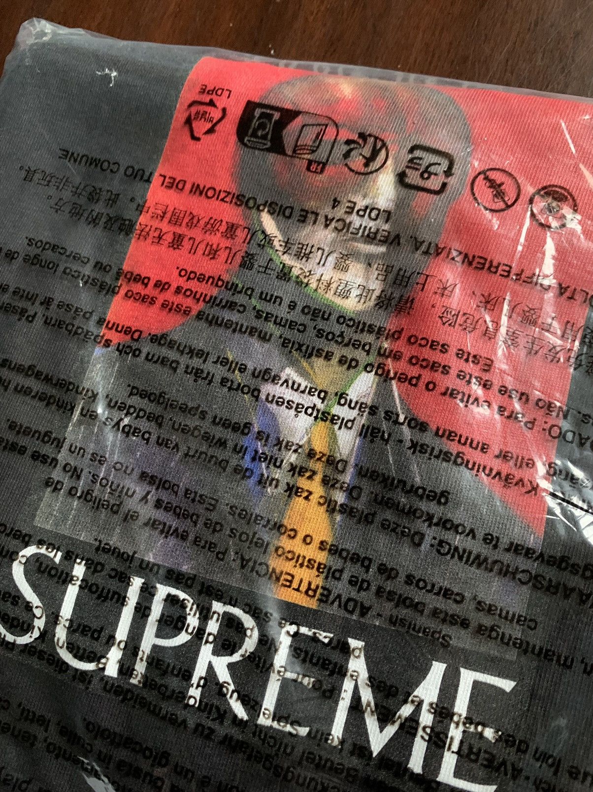 Supreme Supreme American Psycho Tee Black Size US XL / EU 56 / 4 - 3 Thumbnail