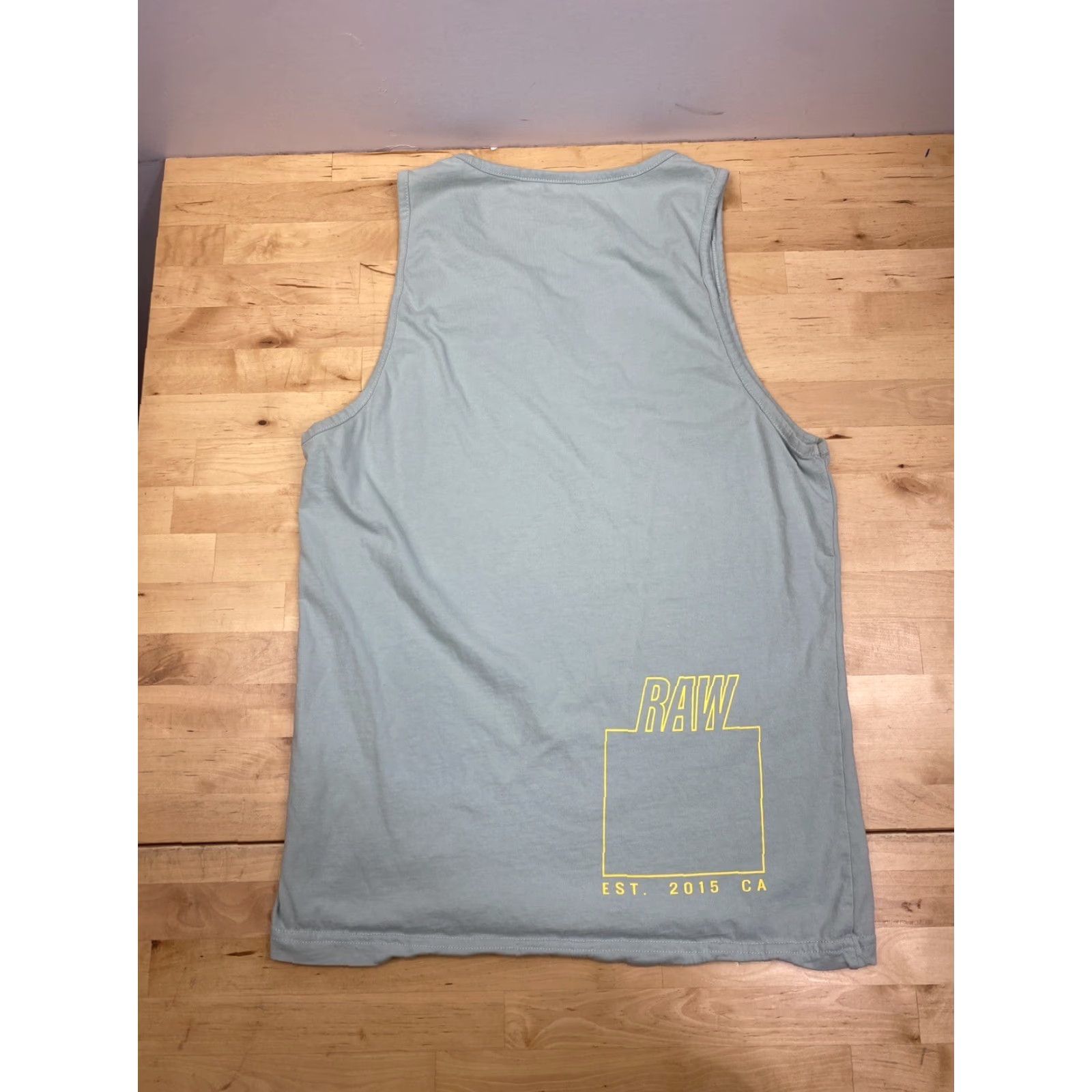 Vintage RAWGEAR Tank Top Mens S Teal Green Casual Activewear Sleeveless Pullover Round Neck Lightweight Gym Weightlifting 7926 Size US S / EU 44-46 / 1 - 2 Thumbnail