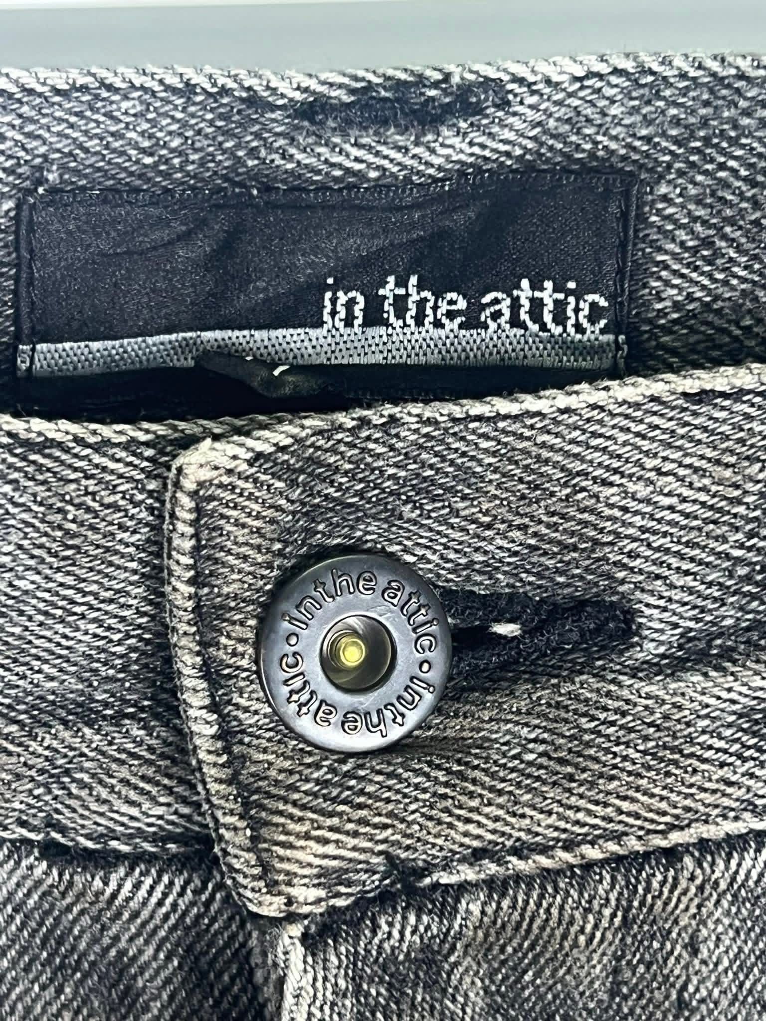 In The Attic In The Attic Japan Patchwork Punk Bondage Denim Jeans Pants Size US 30 / EU 46 - 4 Thumbnail