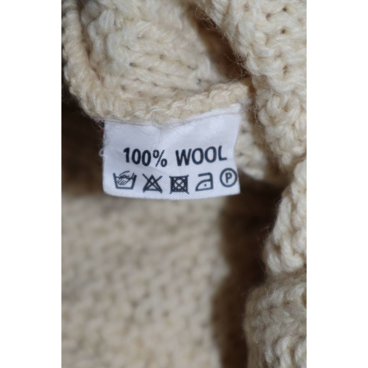 Vintage Vtg Latchfords Men's L Irish Wool Fisherman Cable Knit Size US L / EU 52-54 / 3 - 7 Thumbnail