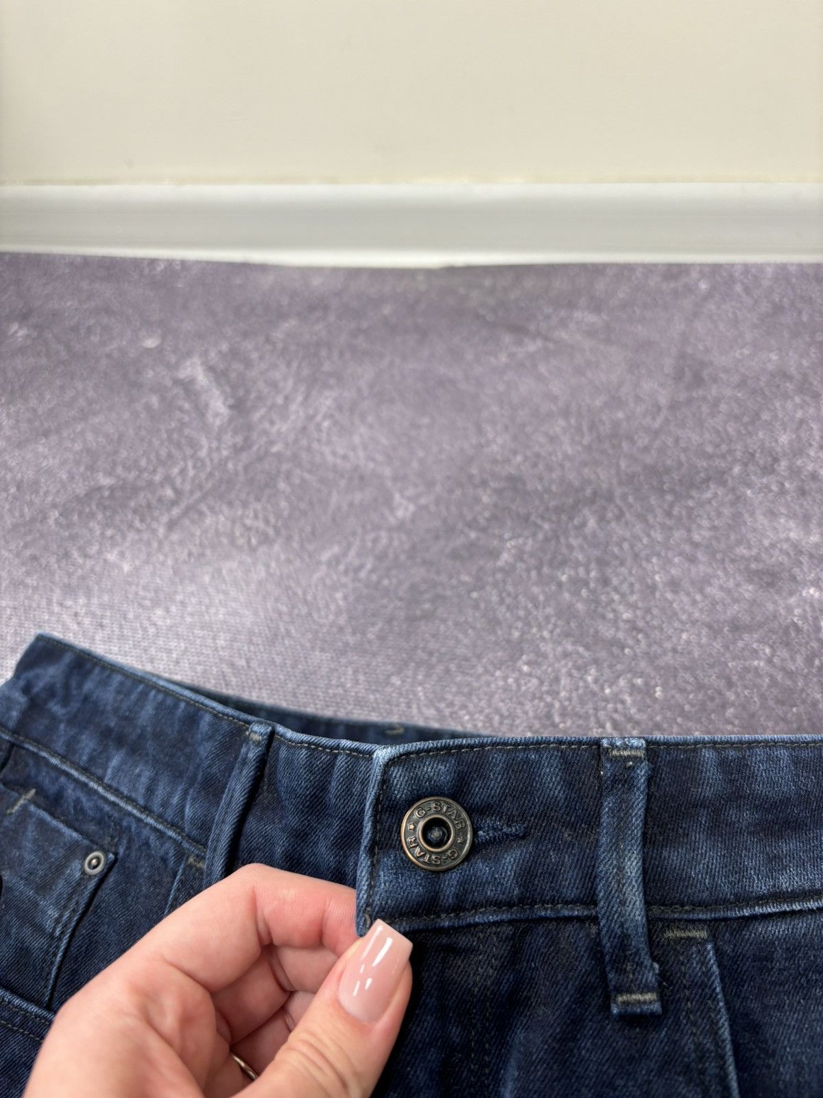 G-Star Vintage G-Star Raw Y2K Avant Garde Cropped Tapered Jeans Size US 27 - 13 Thumbnail