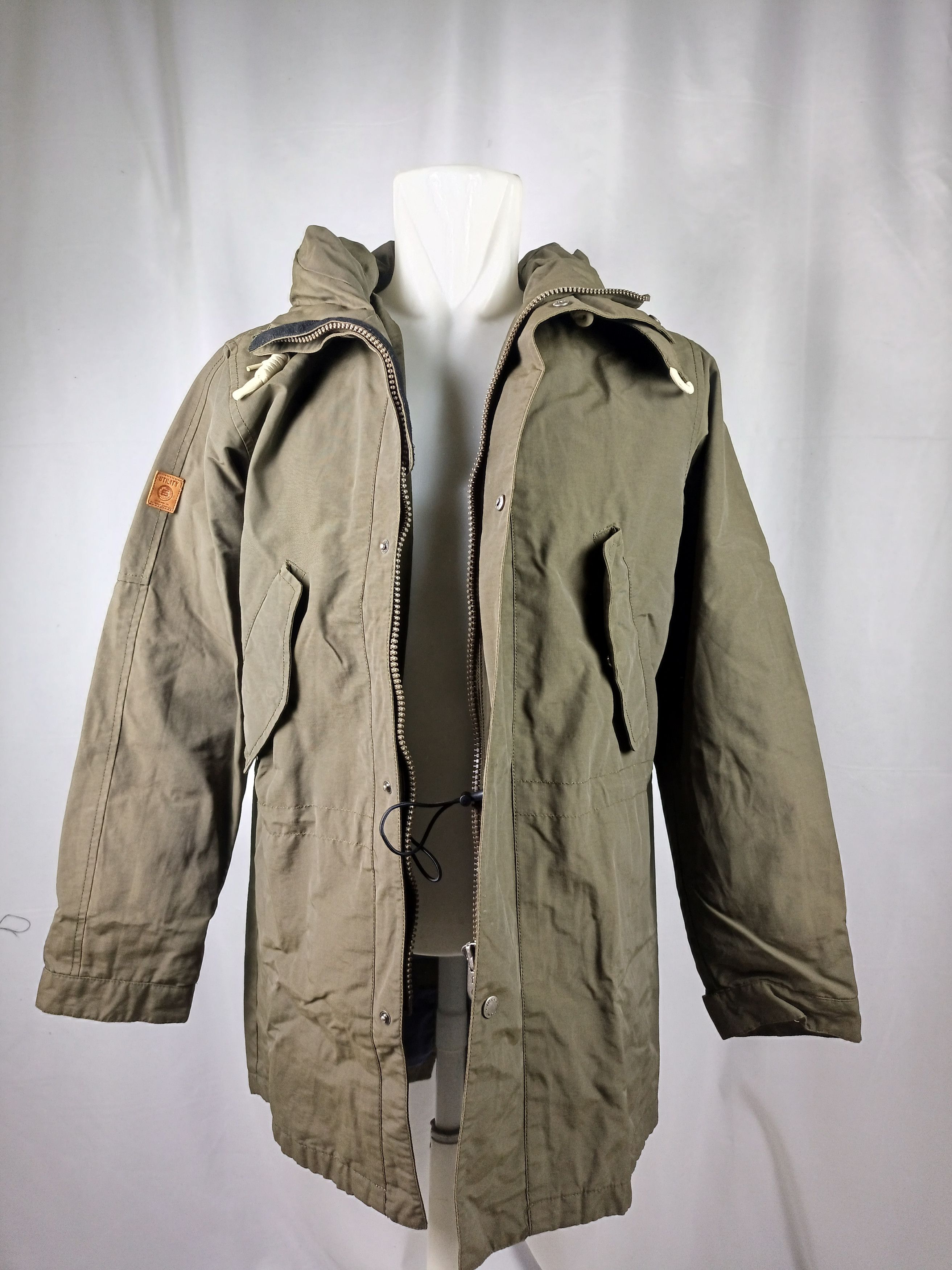 Japanese Brand FRJ JEANS fishtail Green Khaki Urban Vintage Parka Toggle Size US XL / EU 56 / 4 - 5 Thumbnail