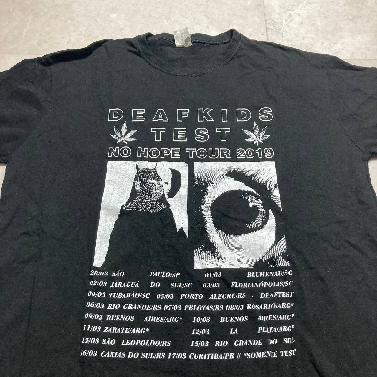 Band Tees Deafkids Test No Hope Tour Noise Hardcore Punk Rock Band Tee Size US L / EU 52-54 / 3 - 2 Thumbnail