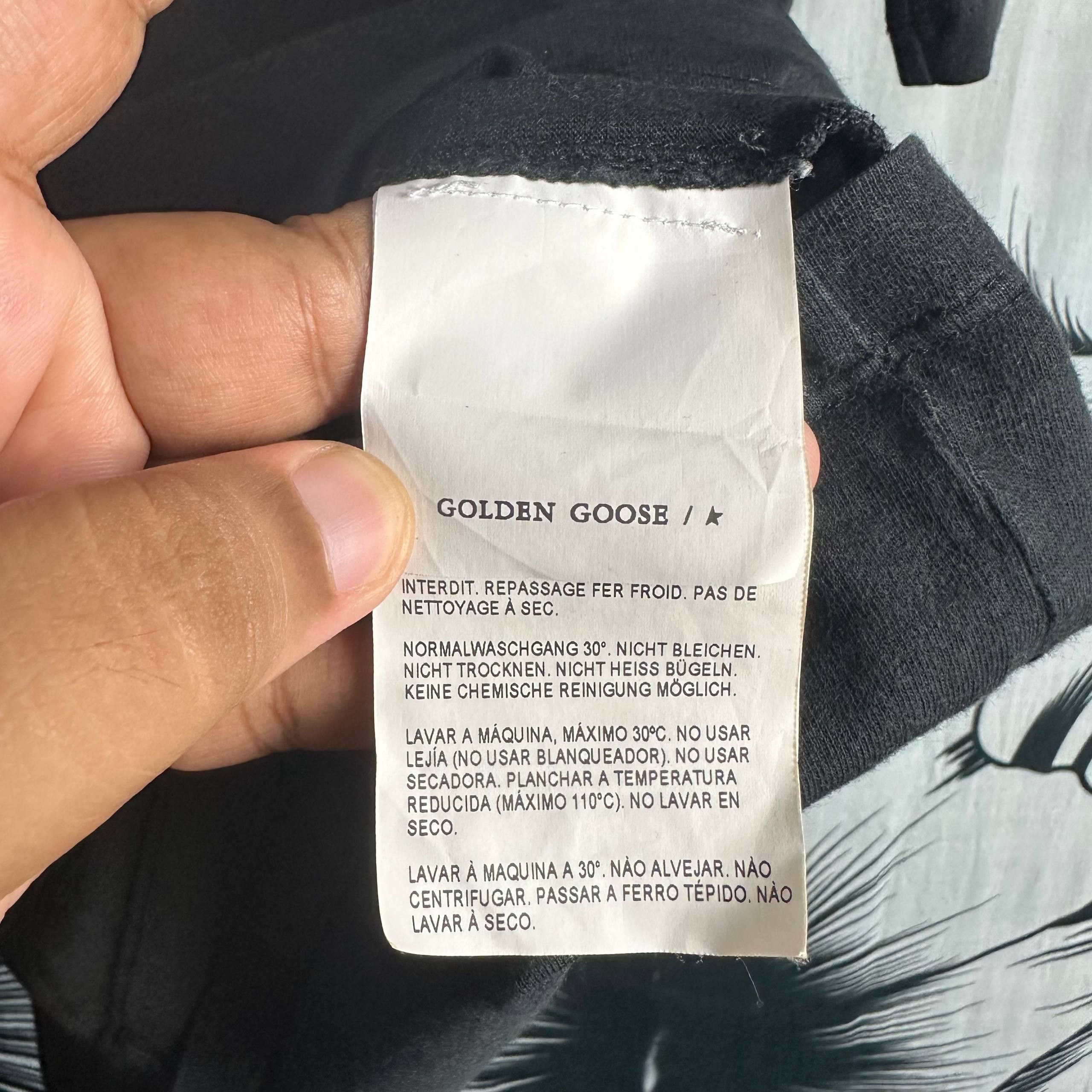 Golden Goose Golden Goose For Dream Use Only Black T-Shirt Size US M / EU 48-50 / 2 - 4 Thumbnail