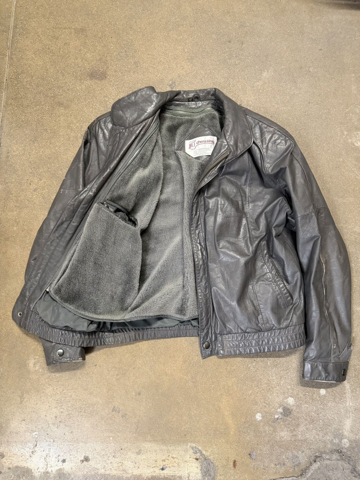 Vintage Vintage 80’s “Chess king” leather jacket Size US S / EU 44-46 / 1 - 10 Thumbnail