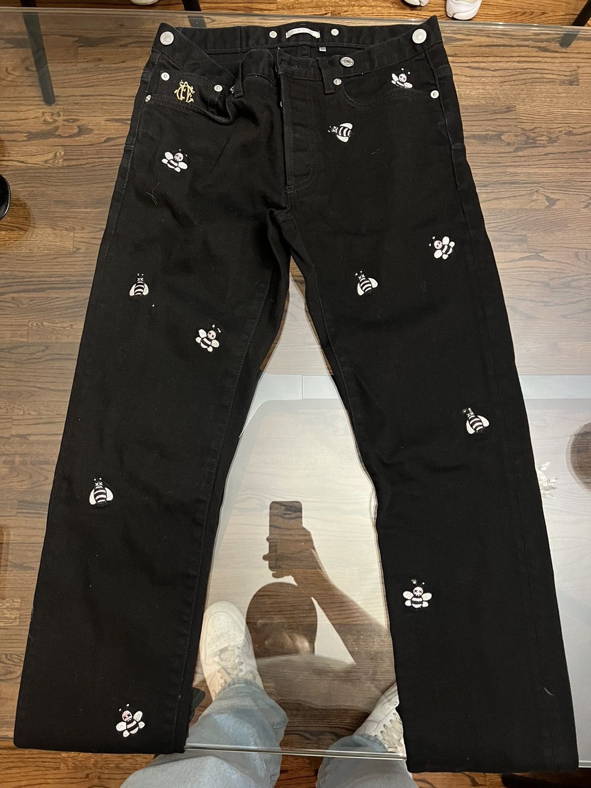 Dior x KAWS Bees Denim Jeans