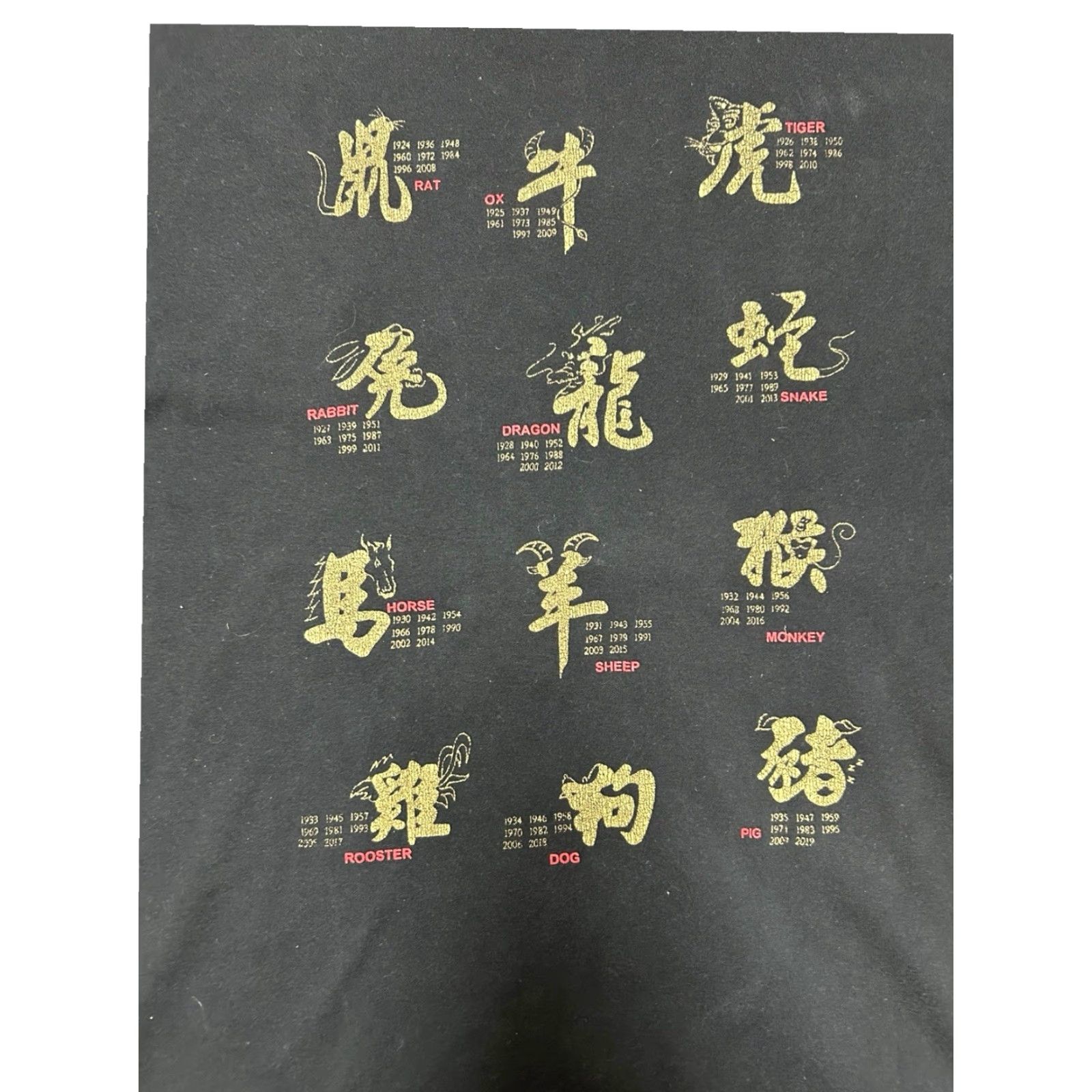 Vintage VINTAGE Lai See Shirts Black Chinese New Years Short Sleeve Tee Size L Mens 80s 90s Graphic Print Shirt Size US L / EU 52-54 / 3 - 6 Thumbnail