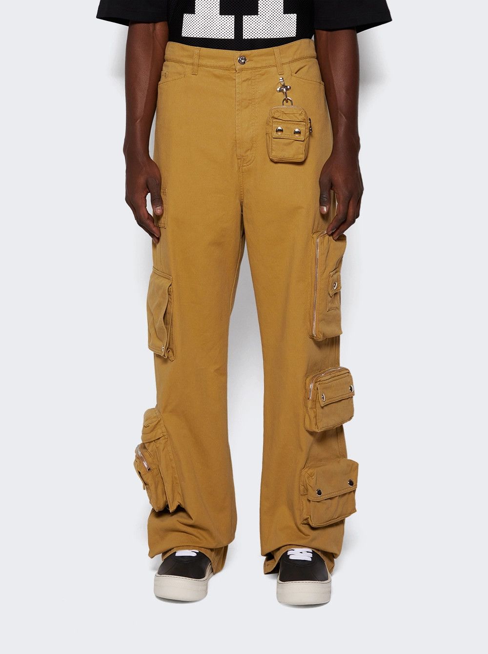 Lanvin o1mle0426 Utility Pocket Pants in Neutrals Size US 34 / EU 50 - 3 Thumbnail