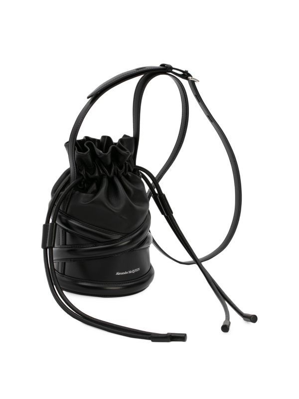 Alexander McQueen o1w1db10925 Size: OS/The Soft Curve in Black Size ONE SIZE - 3 Thumbnail