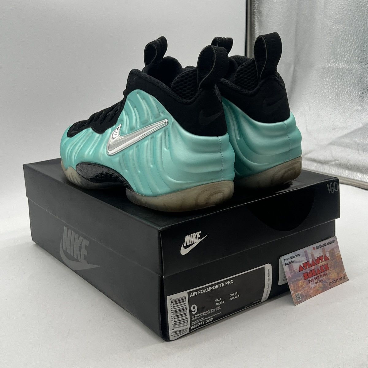 Nike Air Foamposite pro island green Size US 9 / EU 42 - 4 Thumbnail