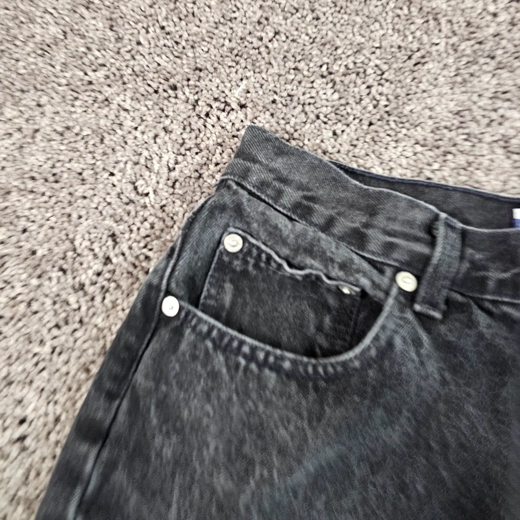 Gap VINTAGE Gap Mom Jeans Womens 10 Long Black High Classic Fit USA Made 26x32 Size 26" / US 2 / IT 38 - 3 Thumbnail