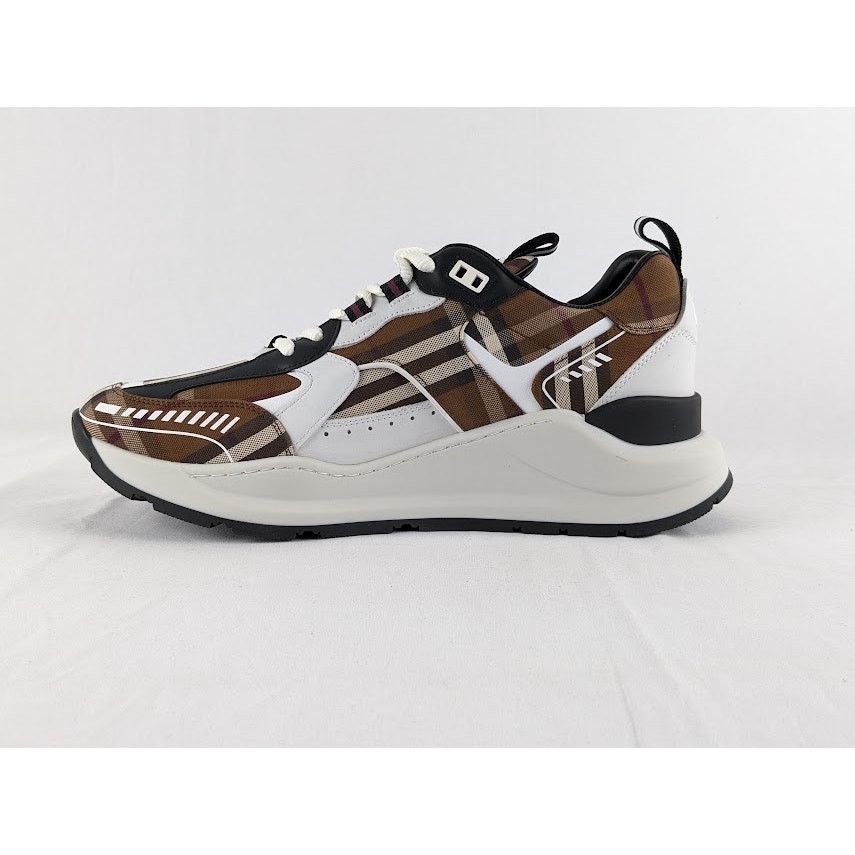Burberry o1rshd1 Check Vintage Cotton Sean Low Top Sneakers Size US 12.5 / EU 45-46 - 1 Thumbnail