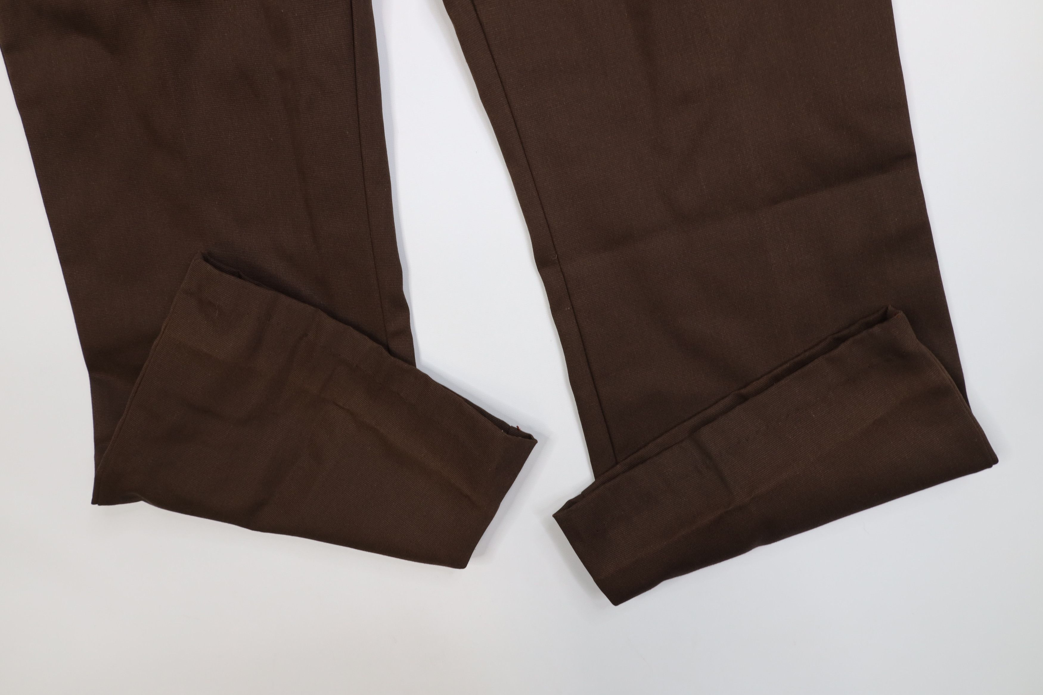 Vintage Deadstock Vintage 50s 60s Streetwear Chino Pants Brown USA Size 34" / US 12 / IT 48 - 5 Thumbnail