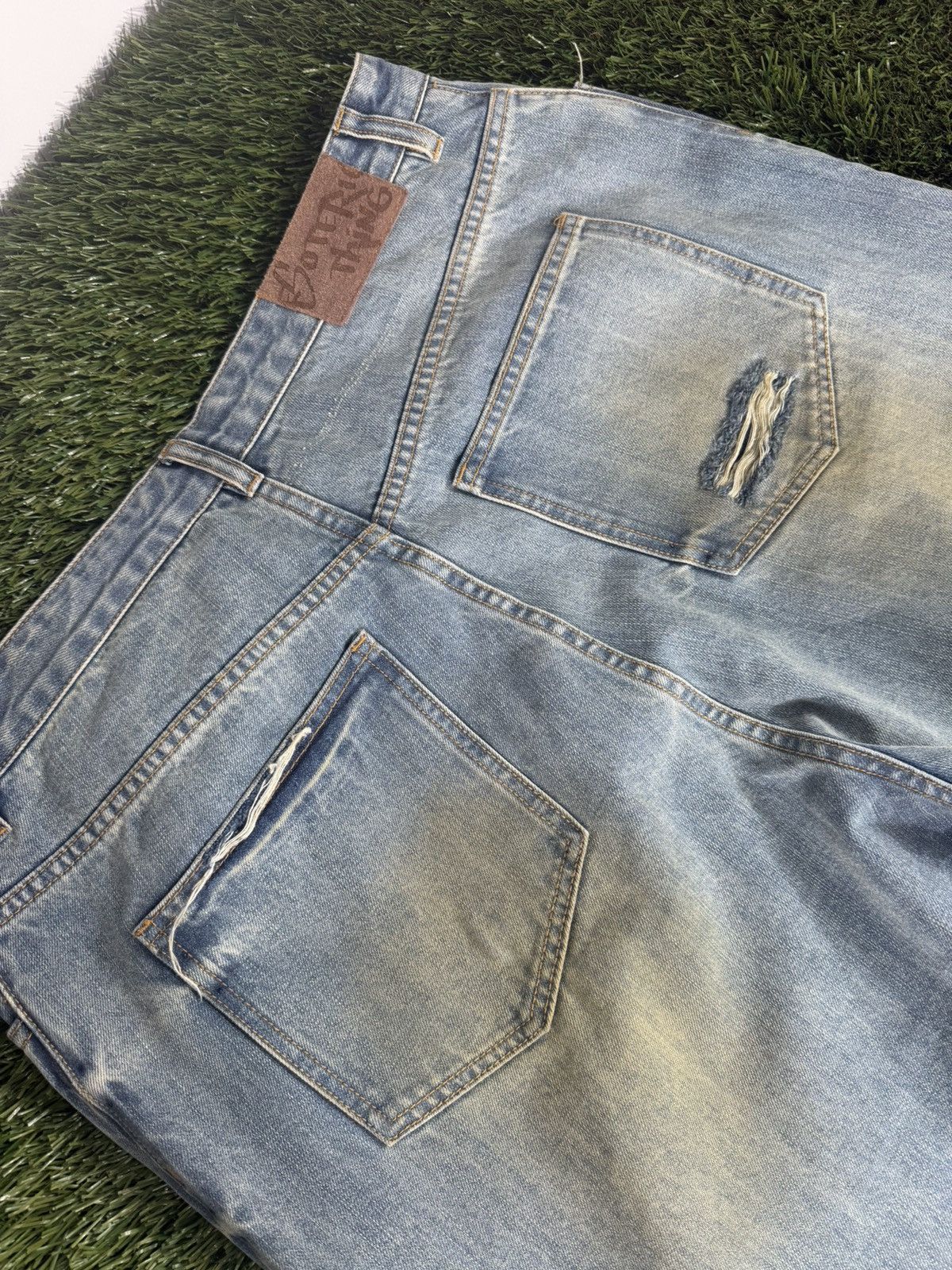 Other Esoteric Thing Distressed Denim Jeans Size US 38 / EU 54 - 10 Thumbnail