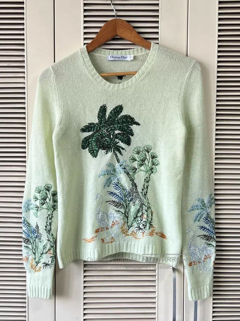 Dior Dior Cashmere embroidered sweater Size XS / US 0-2 / IT 36-38 - 1 Thumbnail