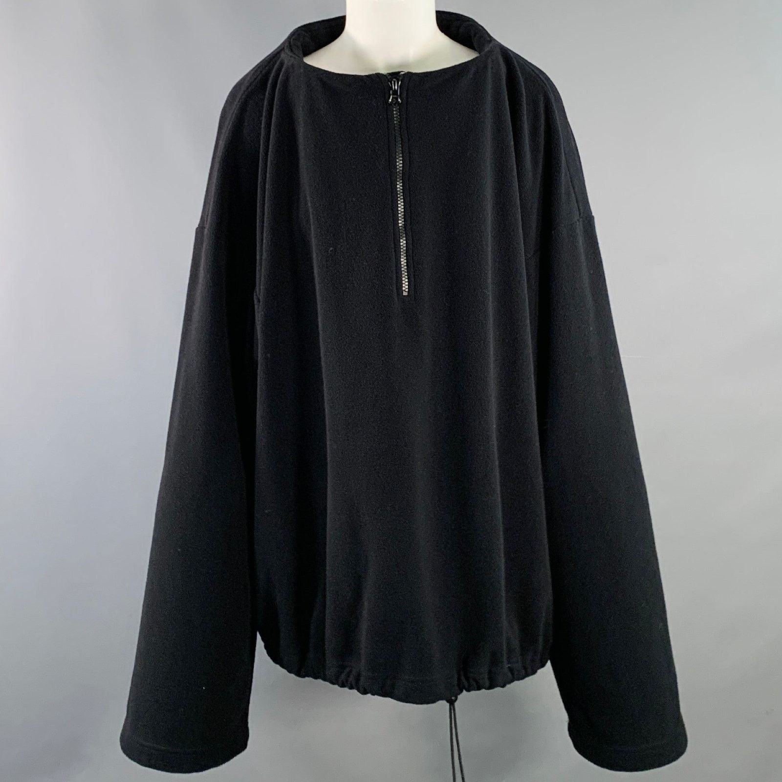 Other MARIE ADAM-LEENAERDT Size S Black Fleece 1/4 Zip Jacket Size S / US 4 / IT 40 - 1 Thumbnail
