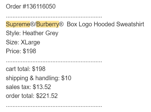 Supreme Supreme X Burberry Box Logo Hoodie Grailed