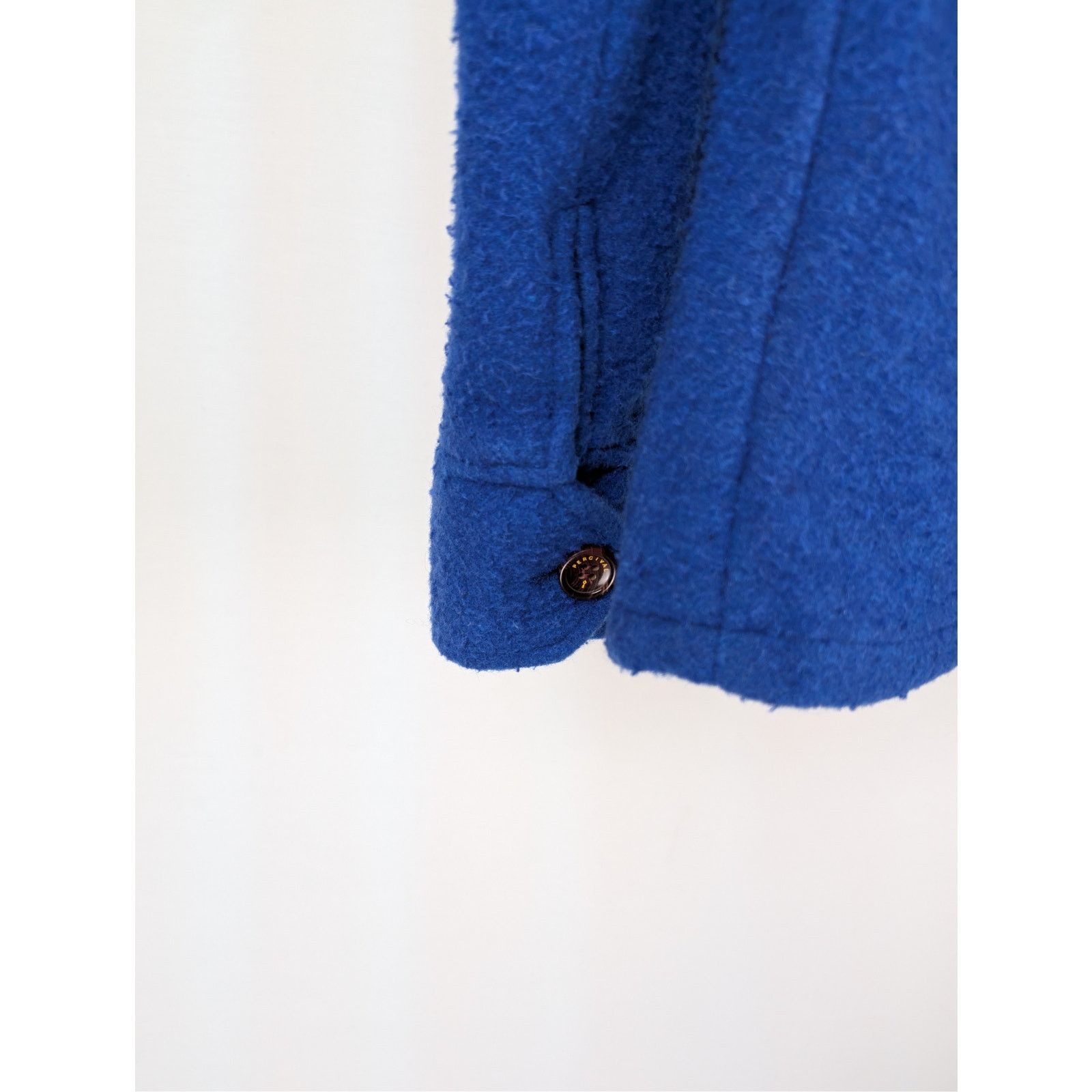 Percival o1rshd1 CC20 Casentino Wool Blanket Overshirt in Blue Size US L / EU 52-54 / 3 - 13 Thumbnail