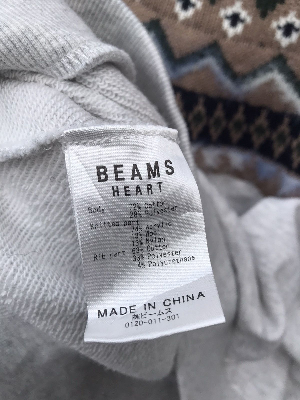 Beams Plus Beams Heart Women Native Pullover Streetwear Sweatshirt Size M / US 6-8 / IT 42-44 - 10 Thumbnail