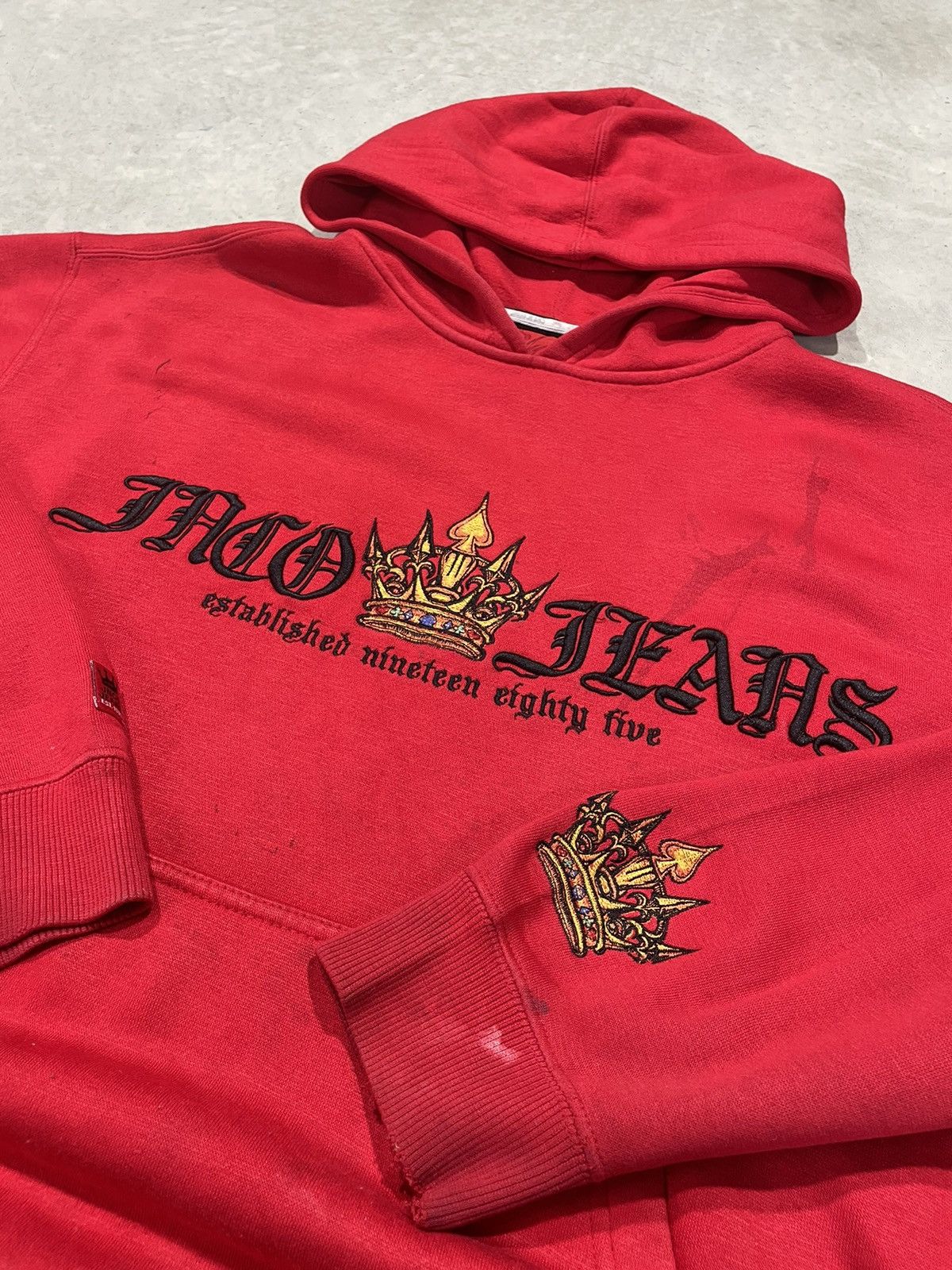 JNCO Vintage 00s JNCO ‘Crown’ Hoodie Size US M / EU 48-50 / 2 - 2 Thumbnail